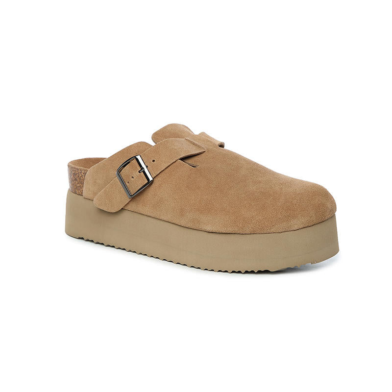 UGG Coast Leather Platform Slides