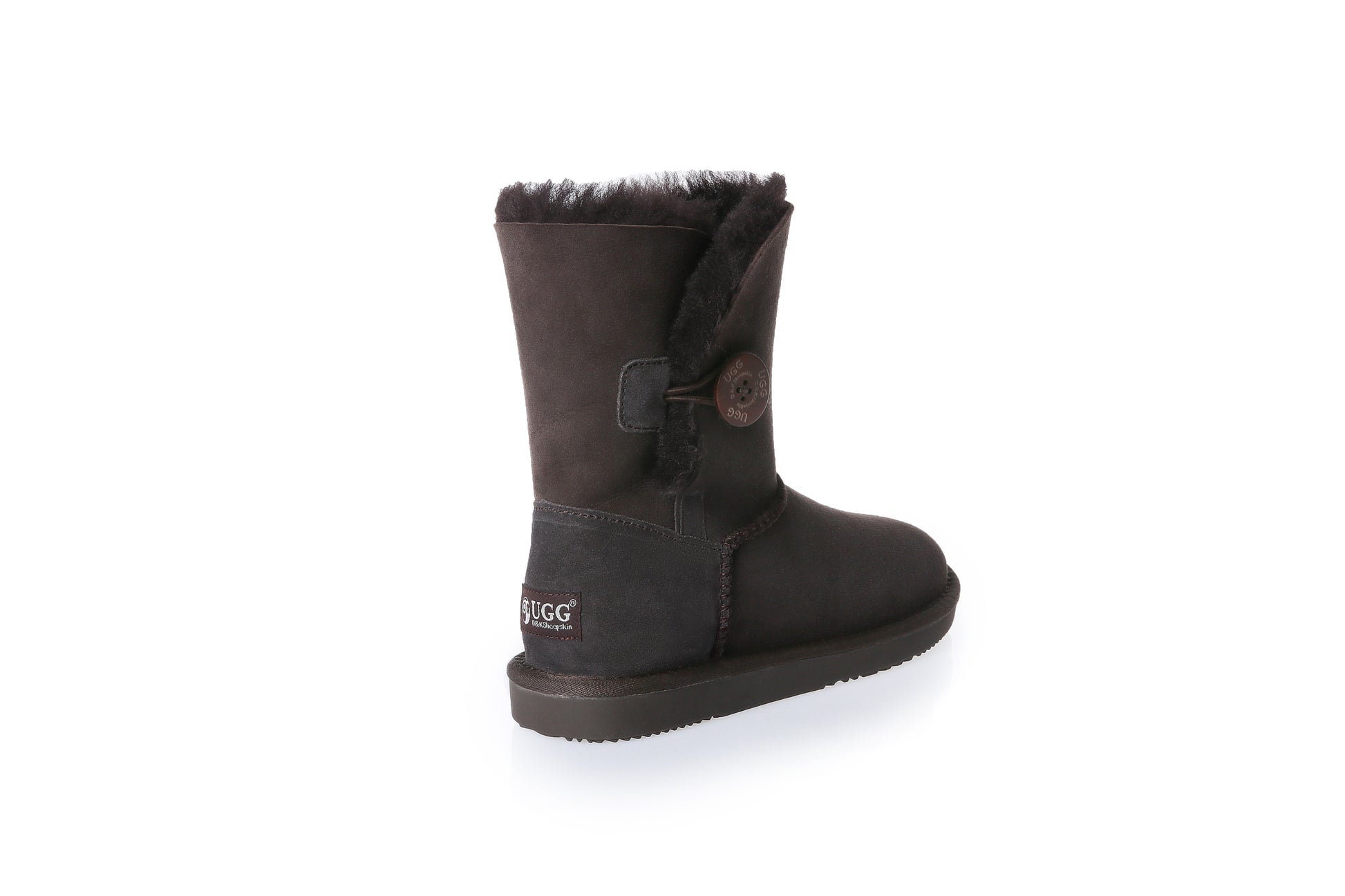 UGG Women Genuine Sheepskin Wool UGG One Button Boots - Aussies UGG