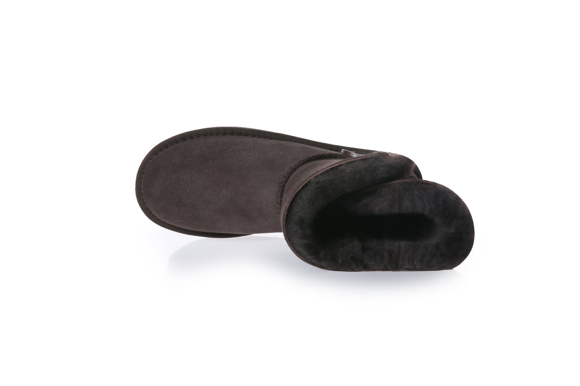UGG Women Genuine Sheepskin Wool UGG One Button Boots - Aussies UGG