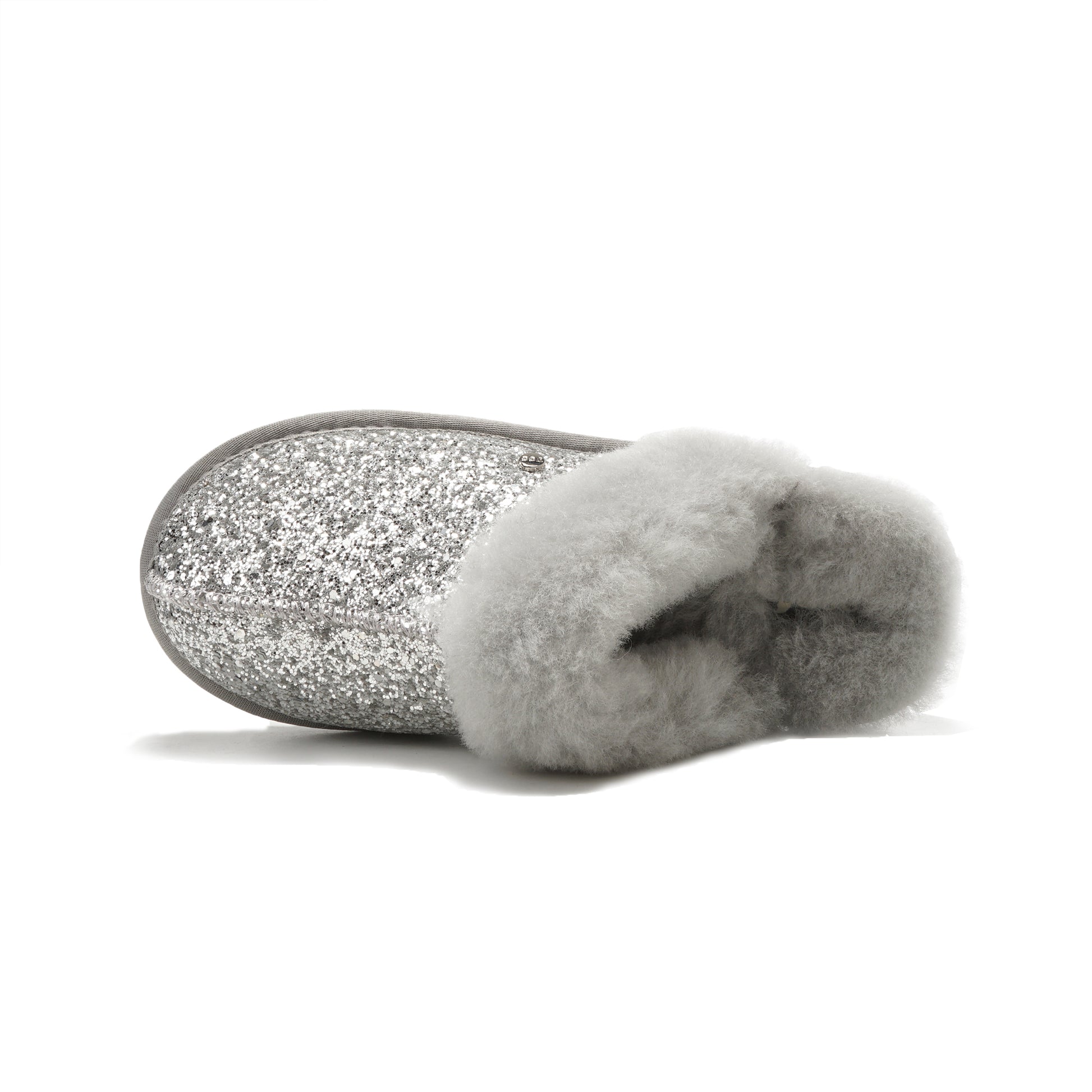 UGG Glitter Slippers Children Sparkling Comfort AUS Sheepskin Wool Scuff Slide