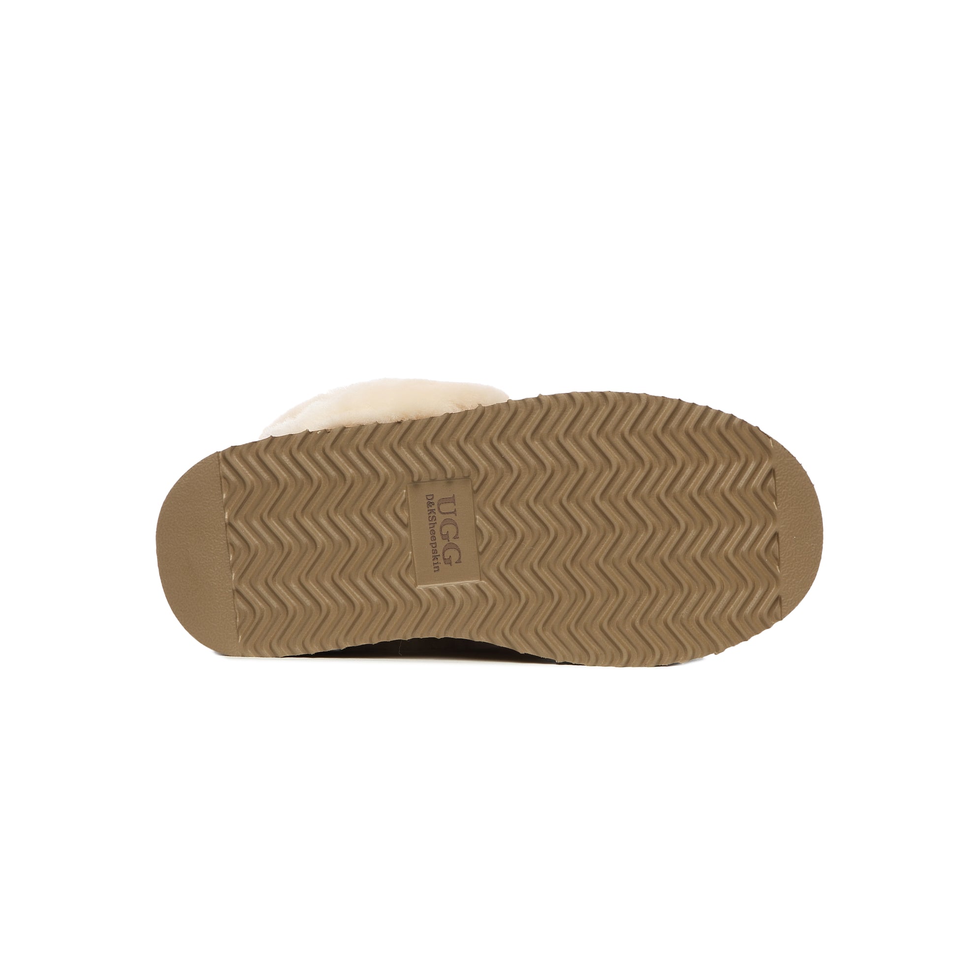 UGG Removable Strap Slingback Sheepskin Platform Scuff