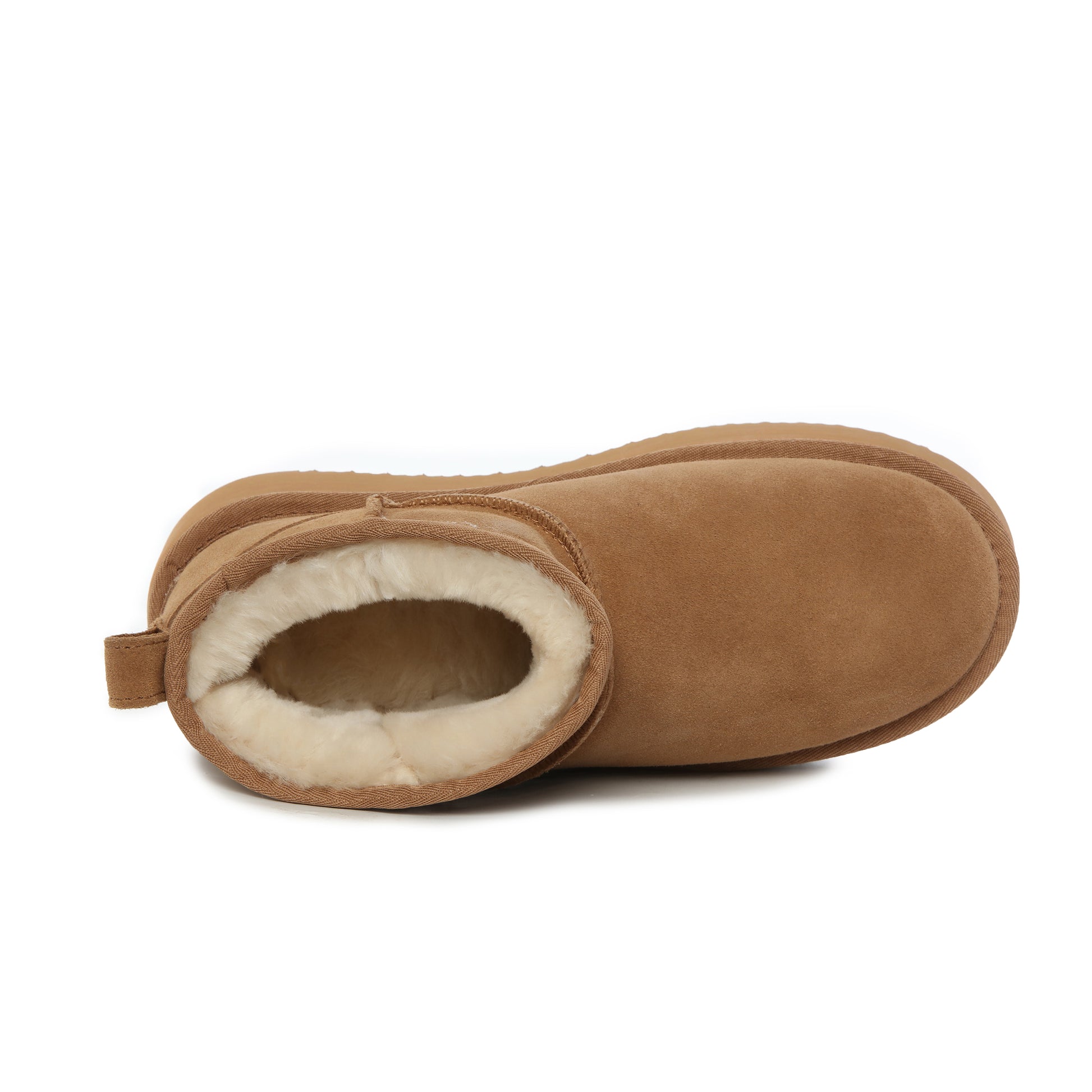 UGG Women AUS Sheepskin Ultra Mini Platform Suede Boots