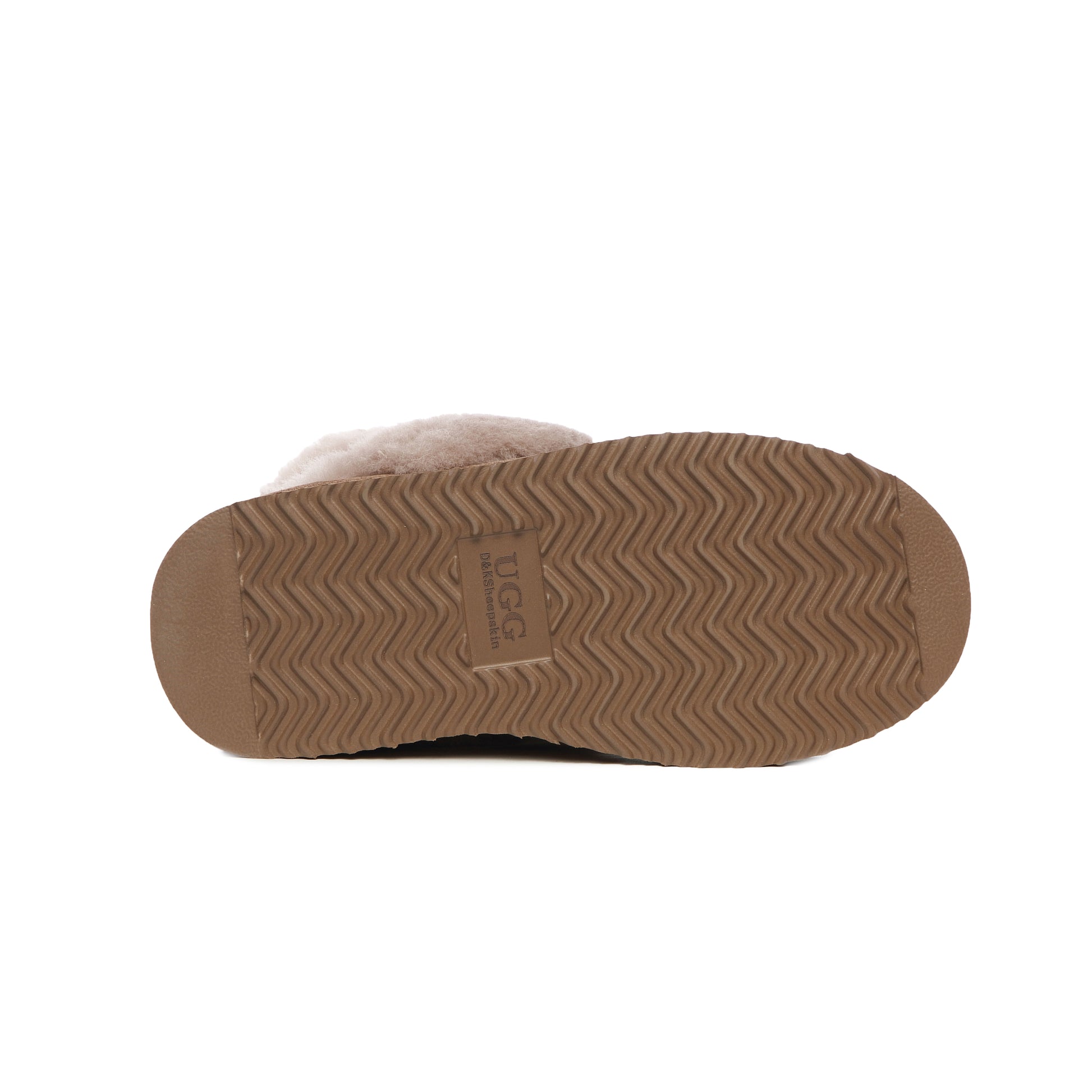 UGG Removable Strap Slingback Sheepskin Platform Scuff
