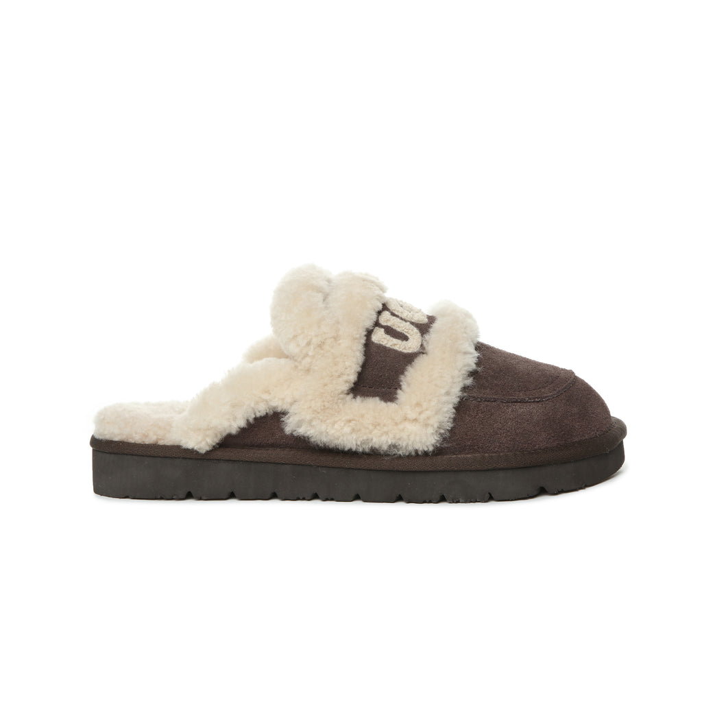 UGG Sheepskin Wool Shearling Lined Erin Scuff