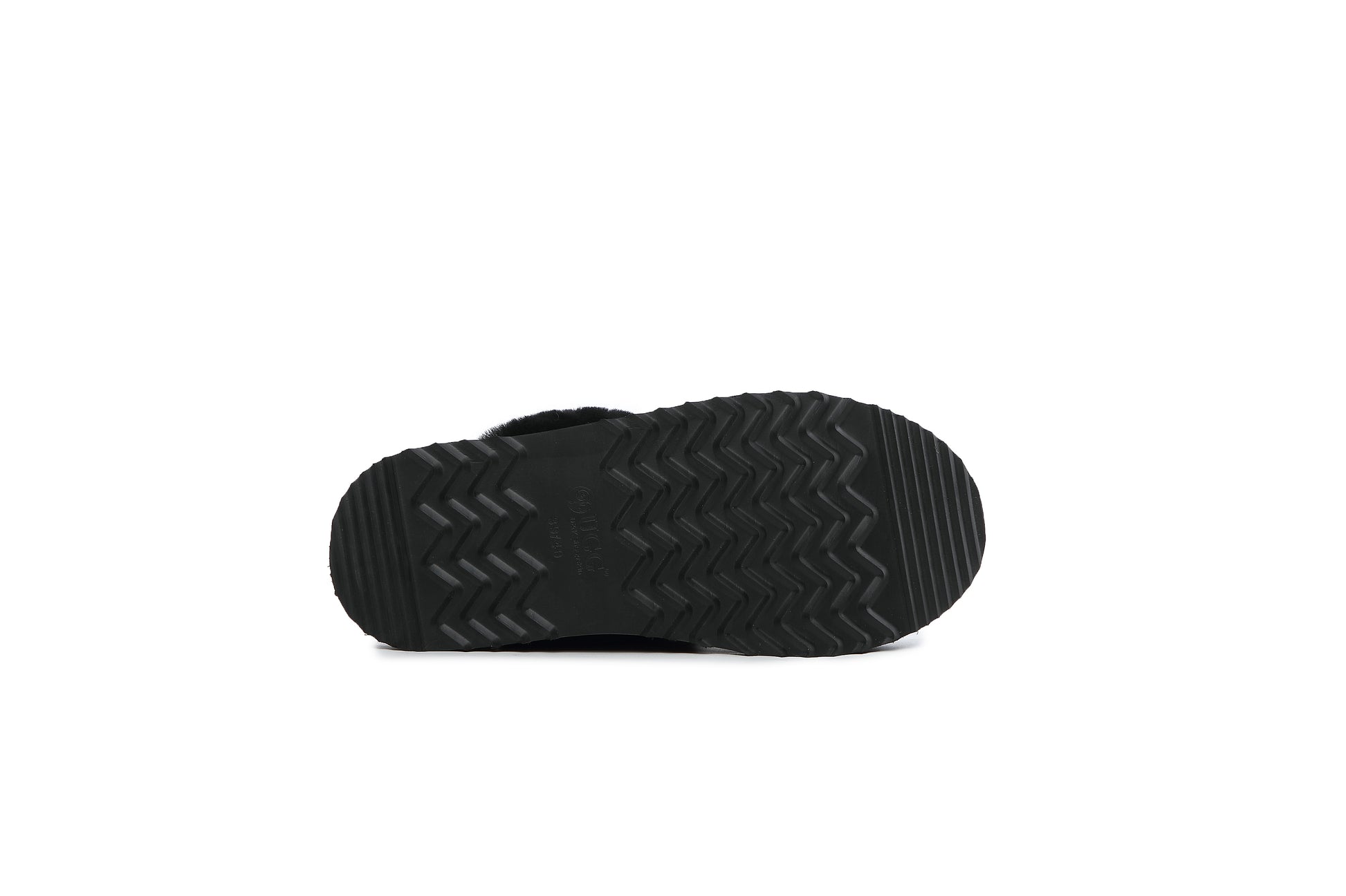 UGG Women Australian Sheepskin Wool Fluffy Platform Slide Scuff