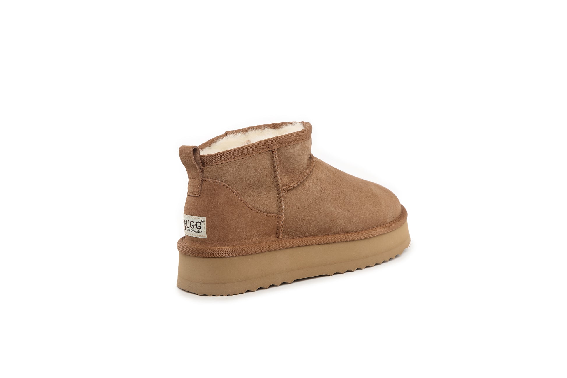 UGG Australian Sheepskin Wool Ultra Mini Classic Platform Boots