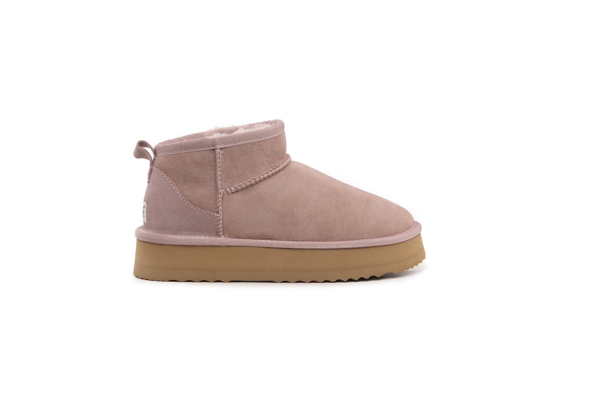 UGG Australian Sheepskin Wool Ultra Mini Classic Platform Boots