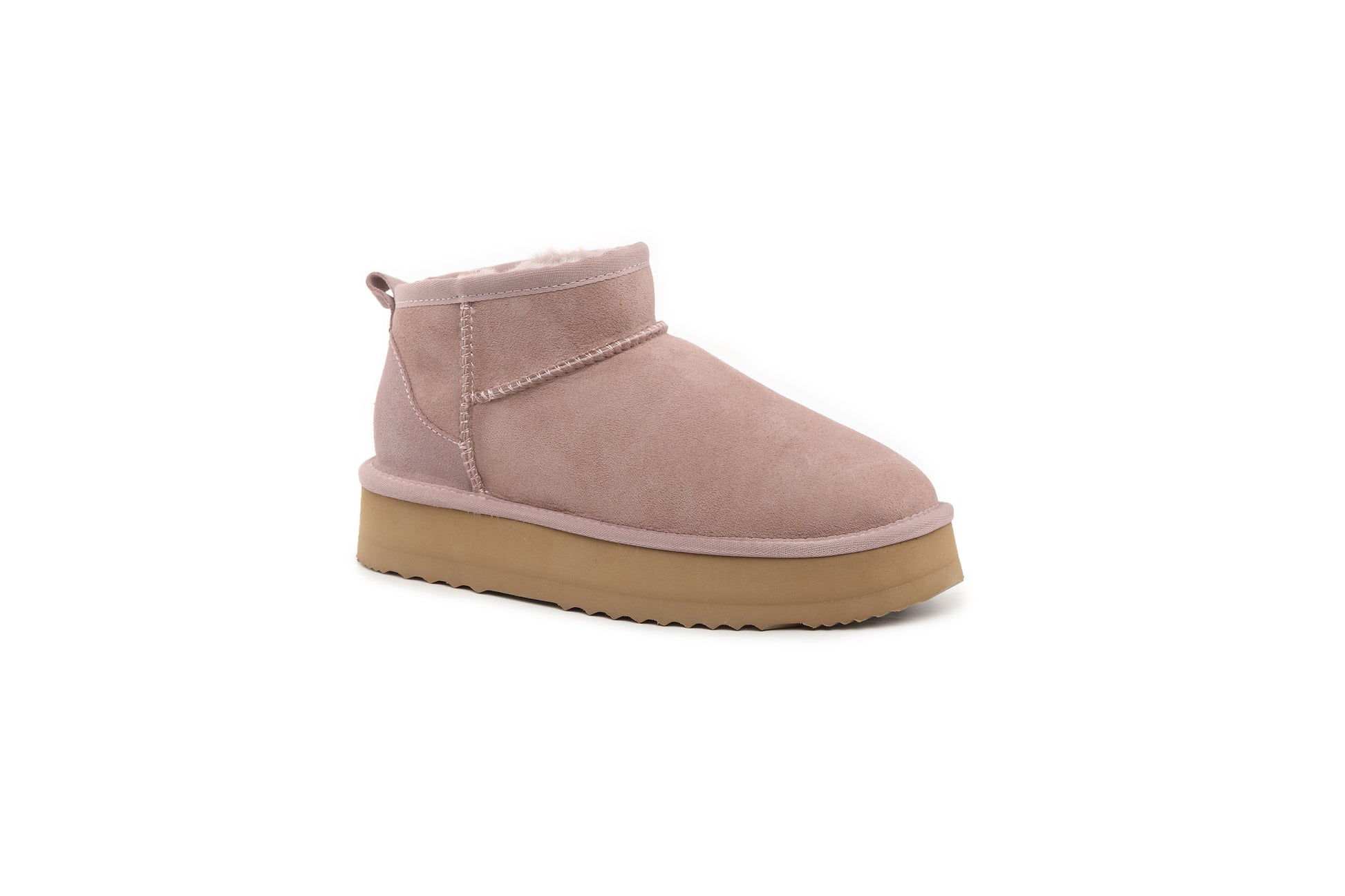 UGG Australian Sheepskin Wool Ultra Mini Classic Platform Boots