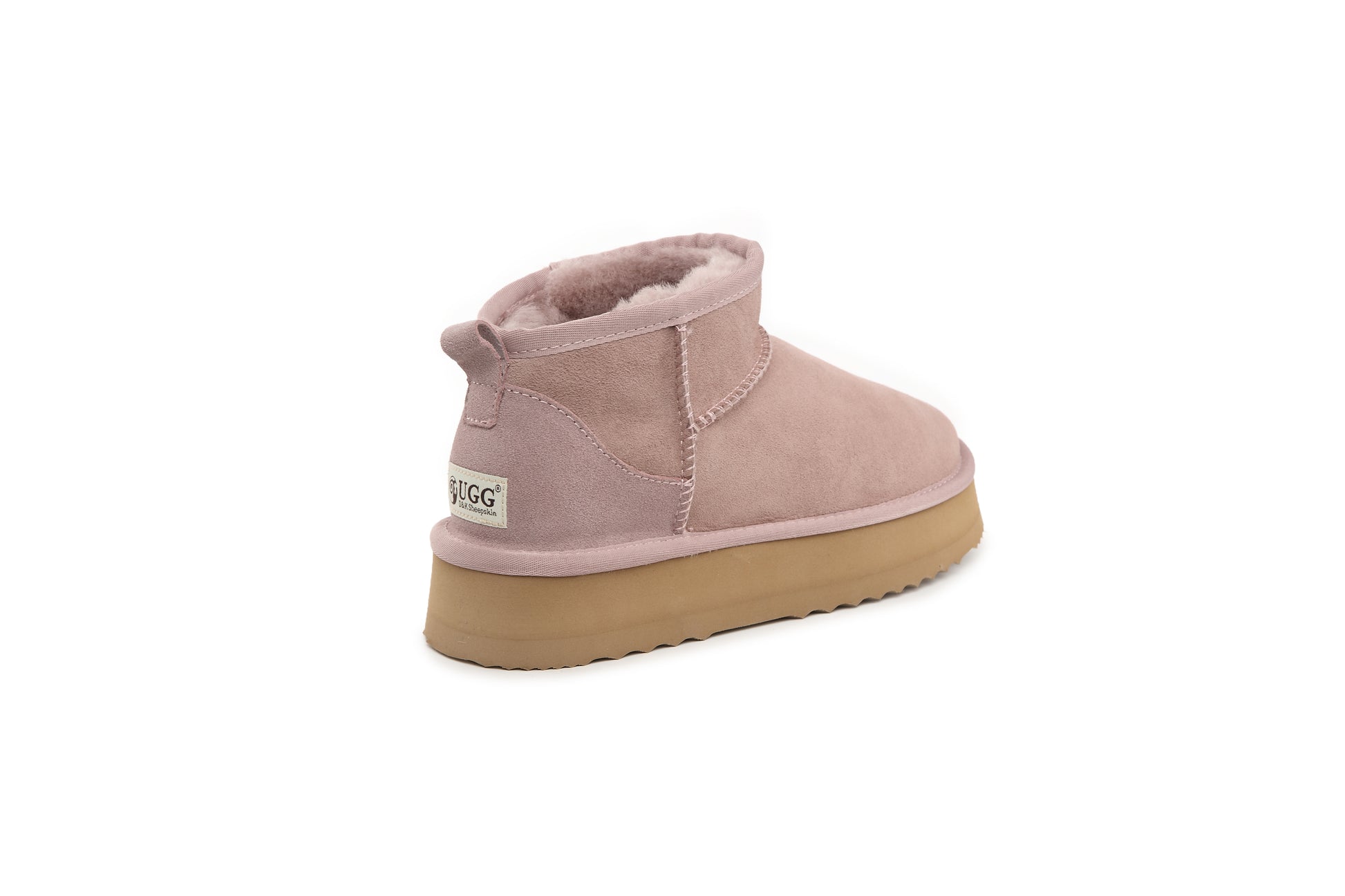 UGG Australian Sheepskin Wool Ultra Mini Classic Platform Boots