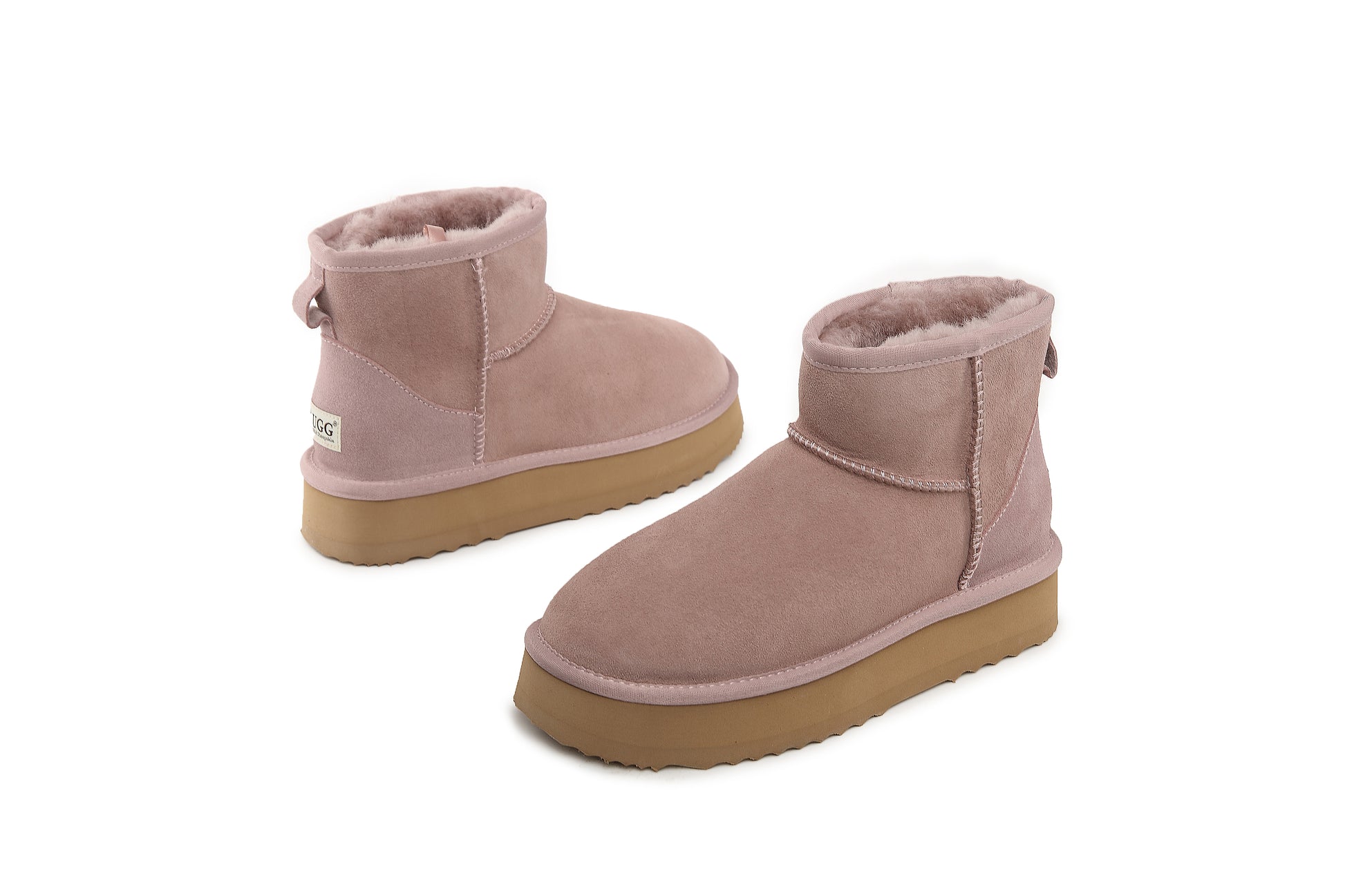 UGG Australian Sheepskin Wool Mini Classic Platform Boots