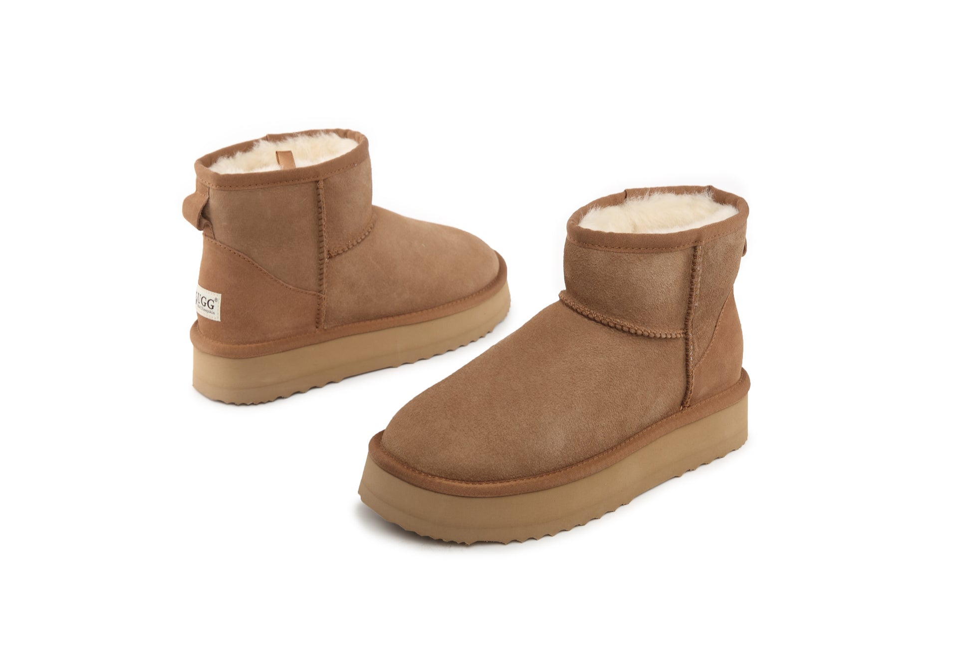 UGG Australian Sheepskin Wool Mini Classic Platform Boots