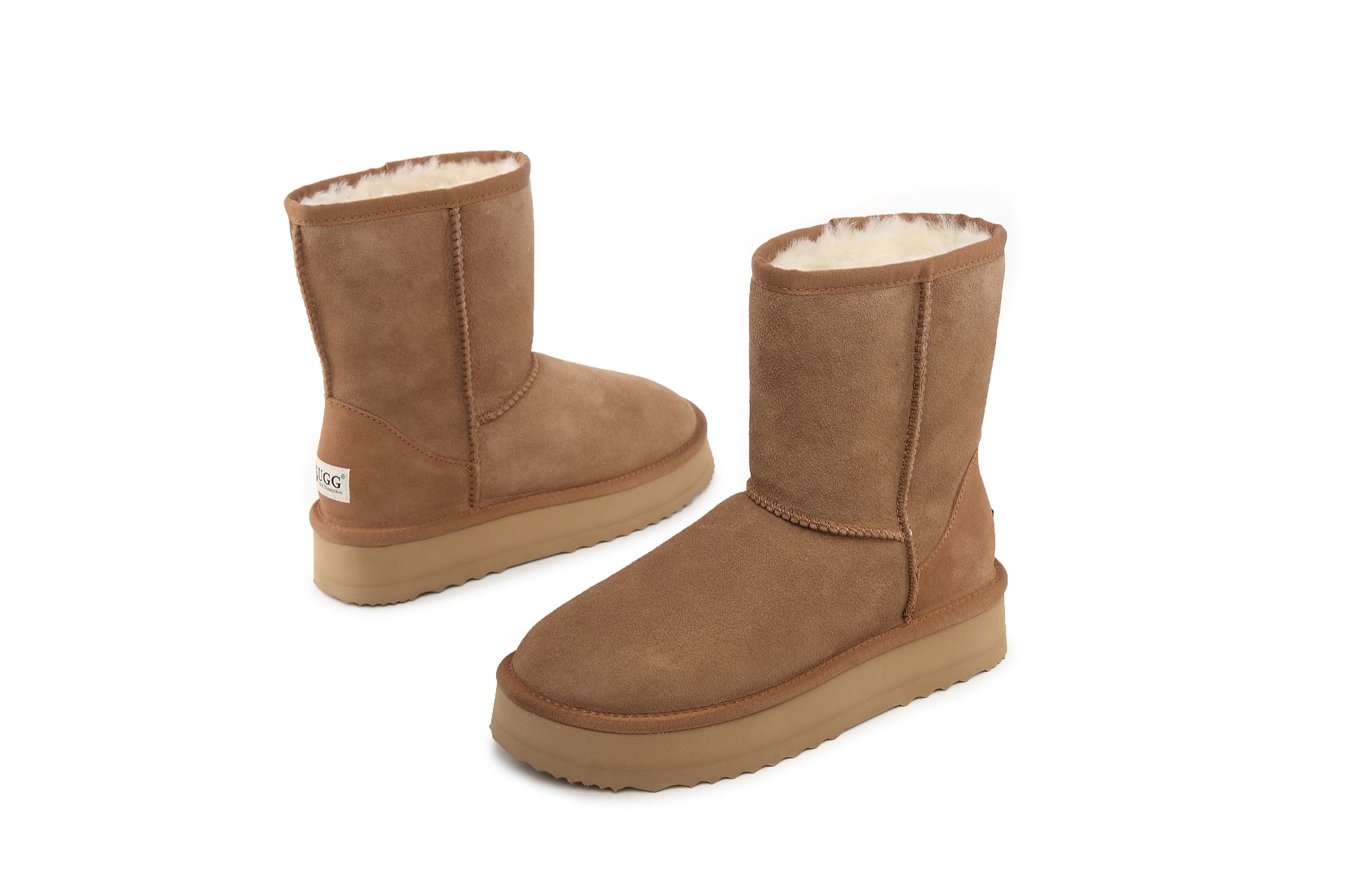 UGG Australian Sheepskin Wool Short Classic Platform Boots