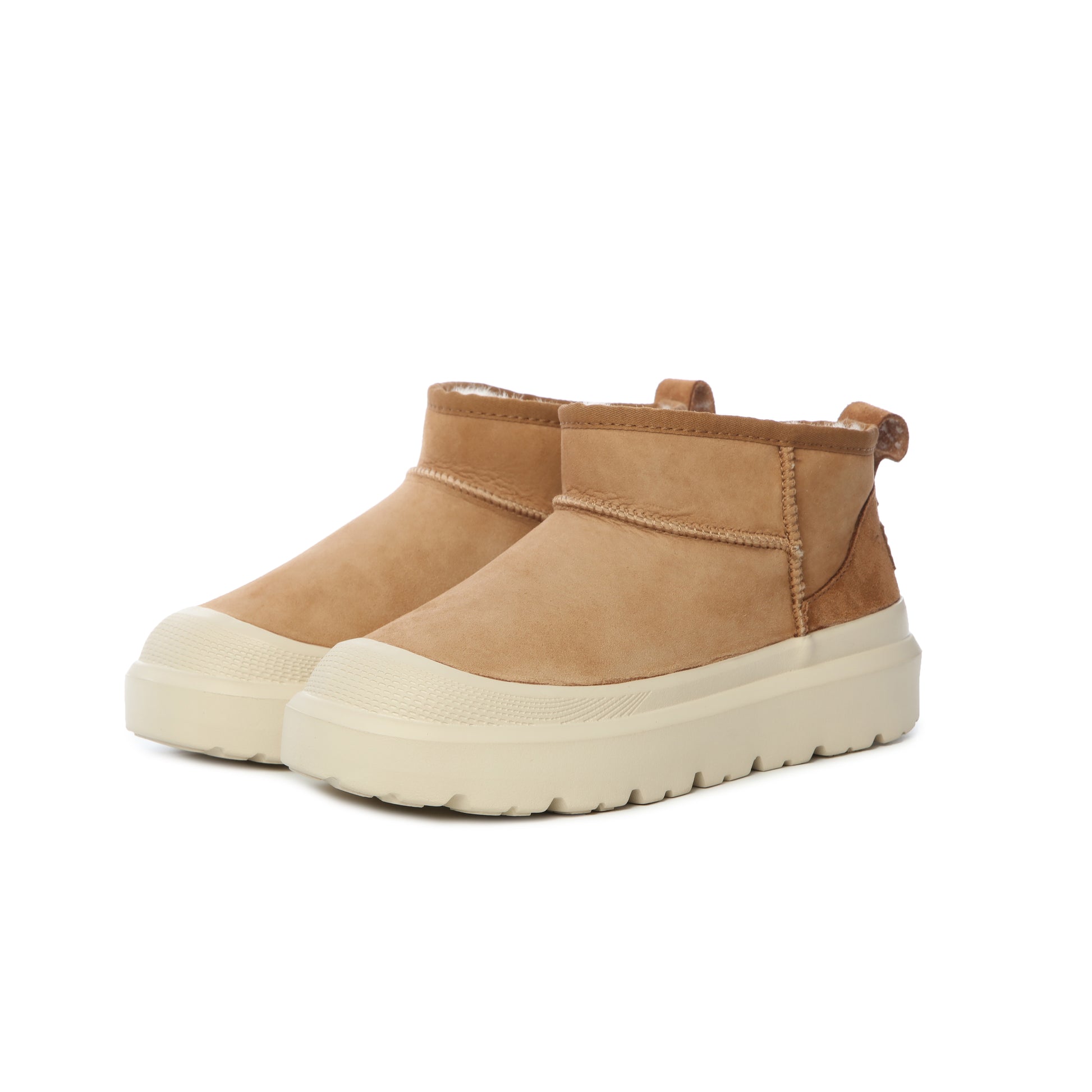 UGG AUS Sheepskin Wool Ultra Mini Ootdoor Platform Boots