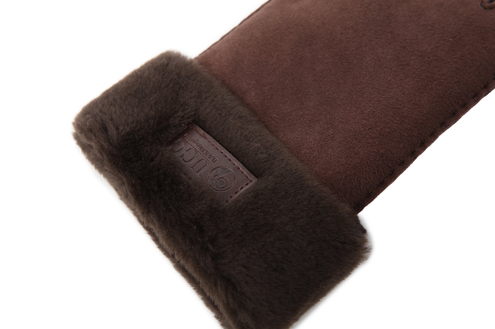 Fluffy Sheepskin Wool Shearling Lined Gloves