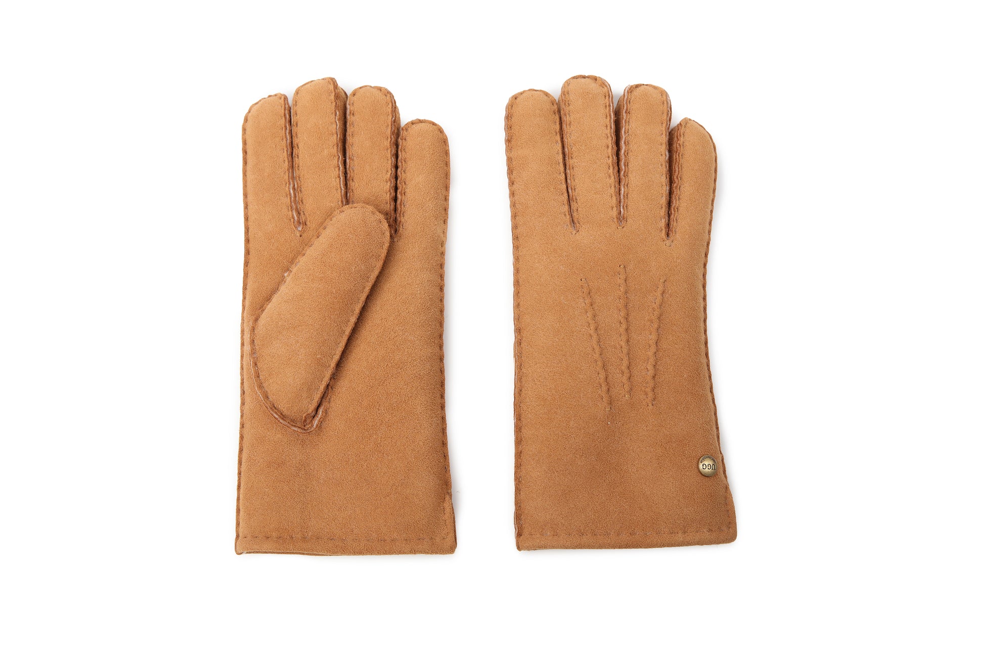 Classic Sheepskin Wool Lined Gloves – Chestnut