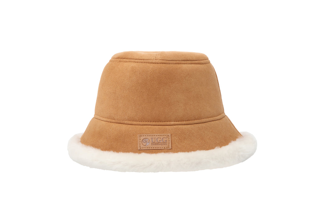 UGG Sheepskin Wool Bucket Hat - Aussies UGG