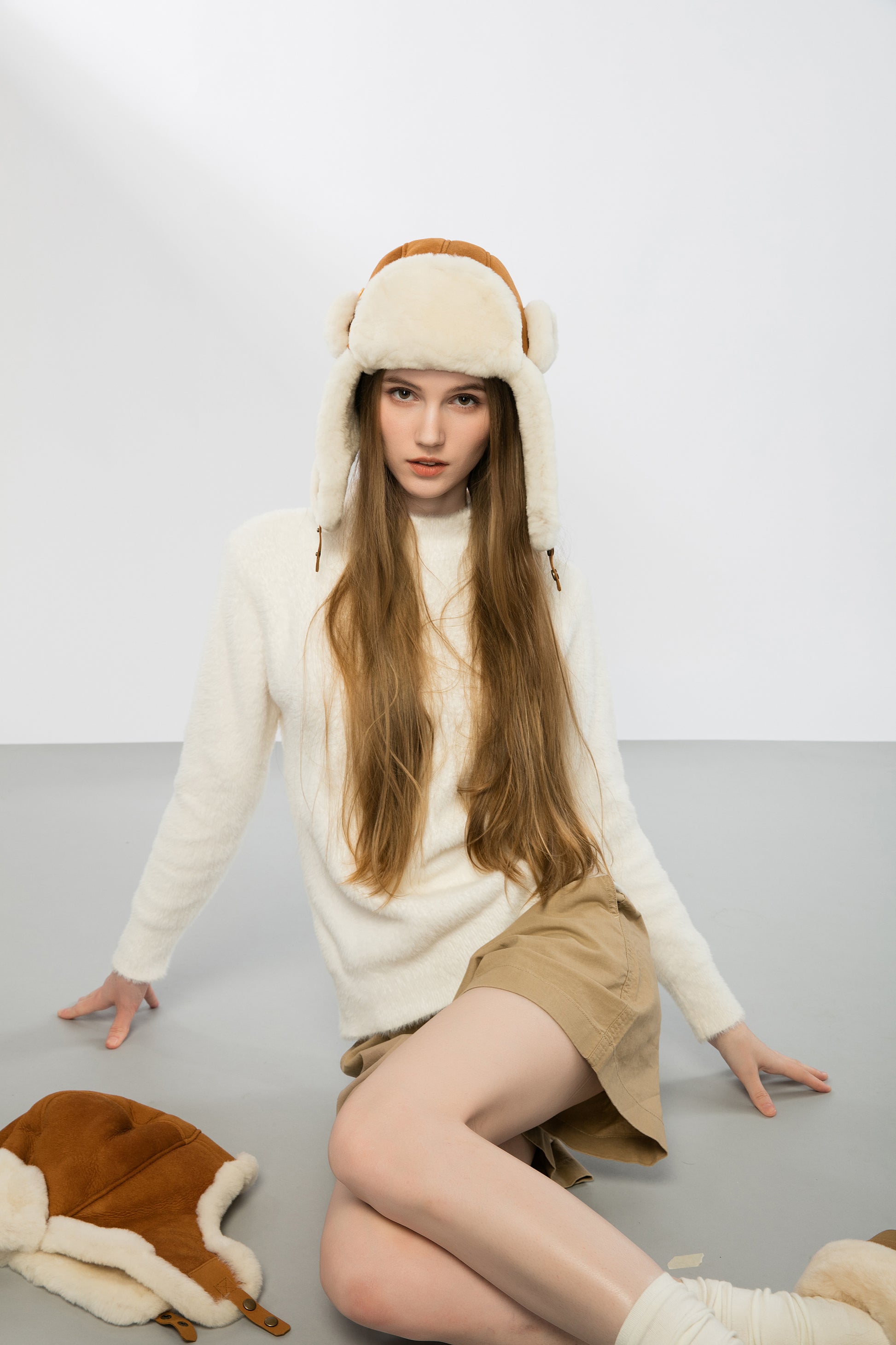 UGG Sheepskin Aviator Hat