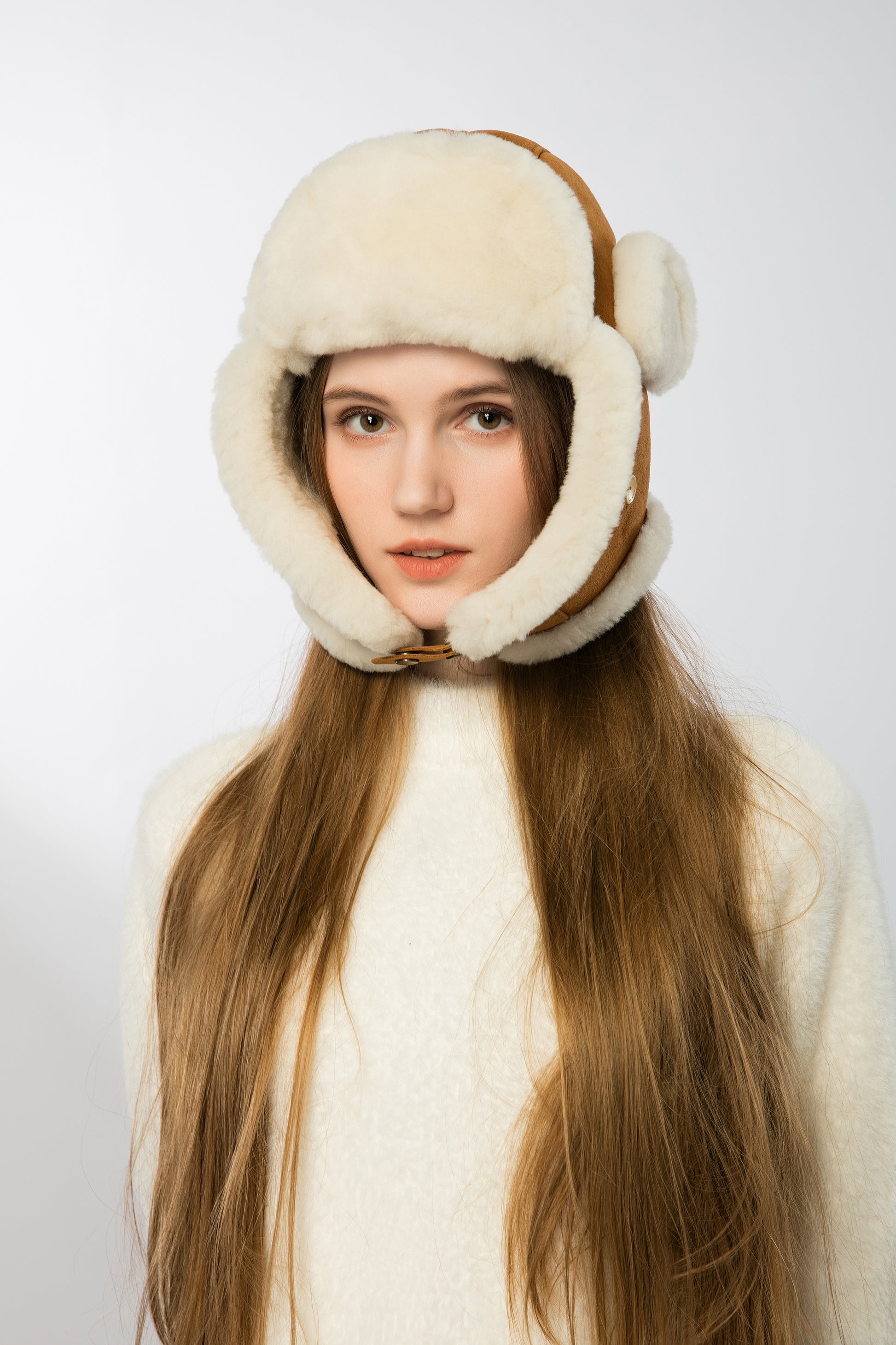 UGG Sheepskin Aviator Hat