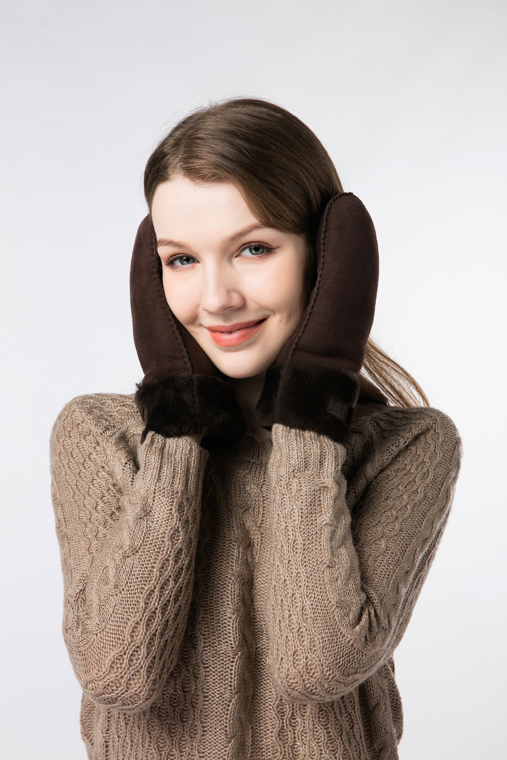 UGG Women's Sheepskin Mitten Gloves - Aussies UGG
