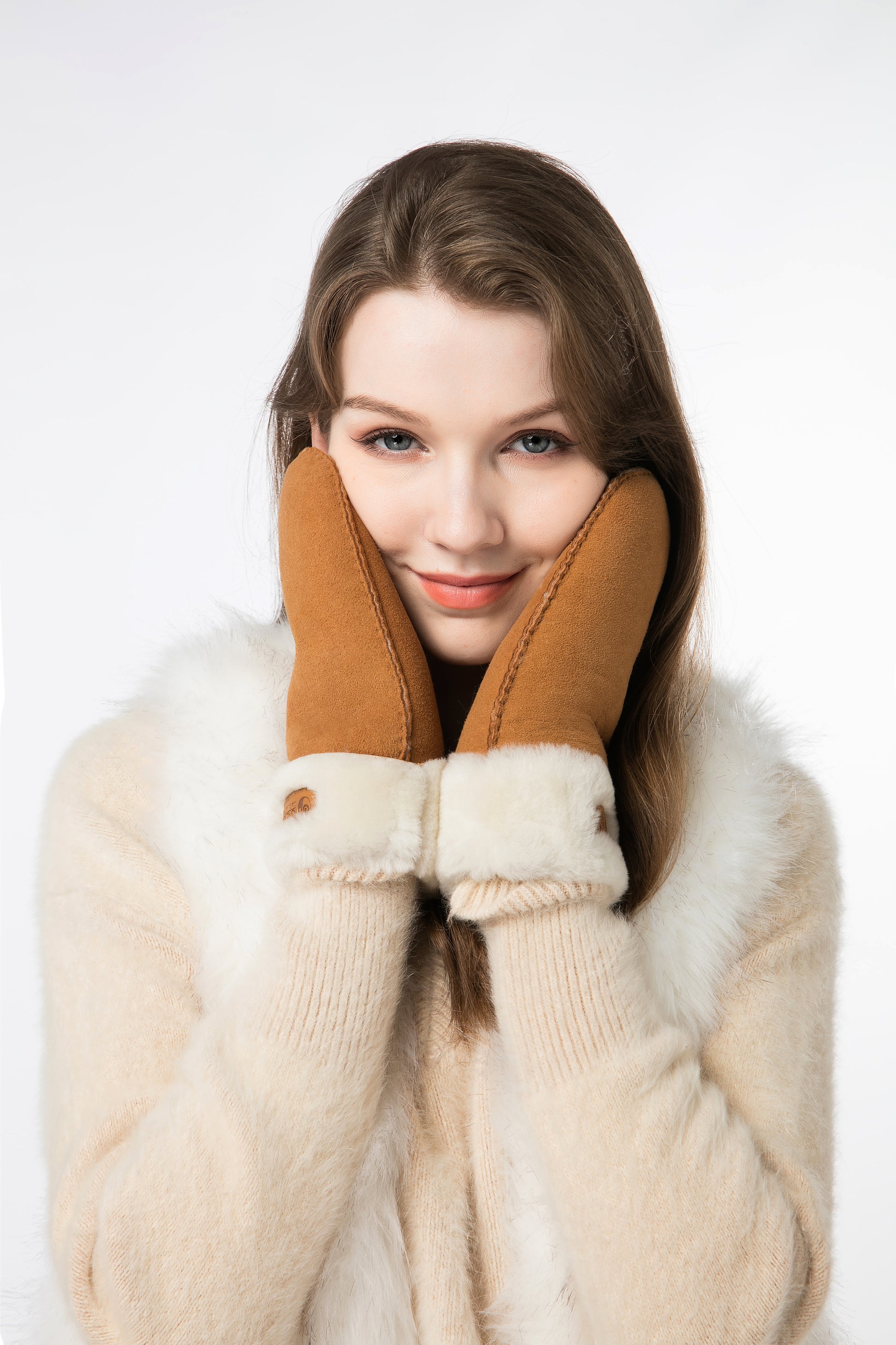 UGG Women's Sheepskin Mitten Gloves