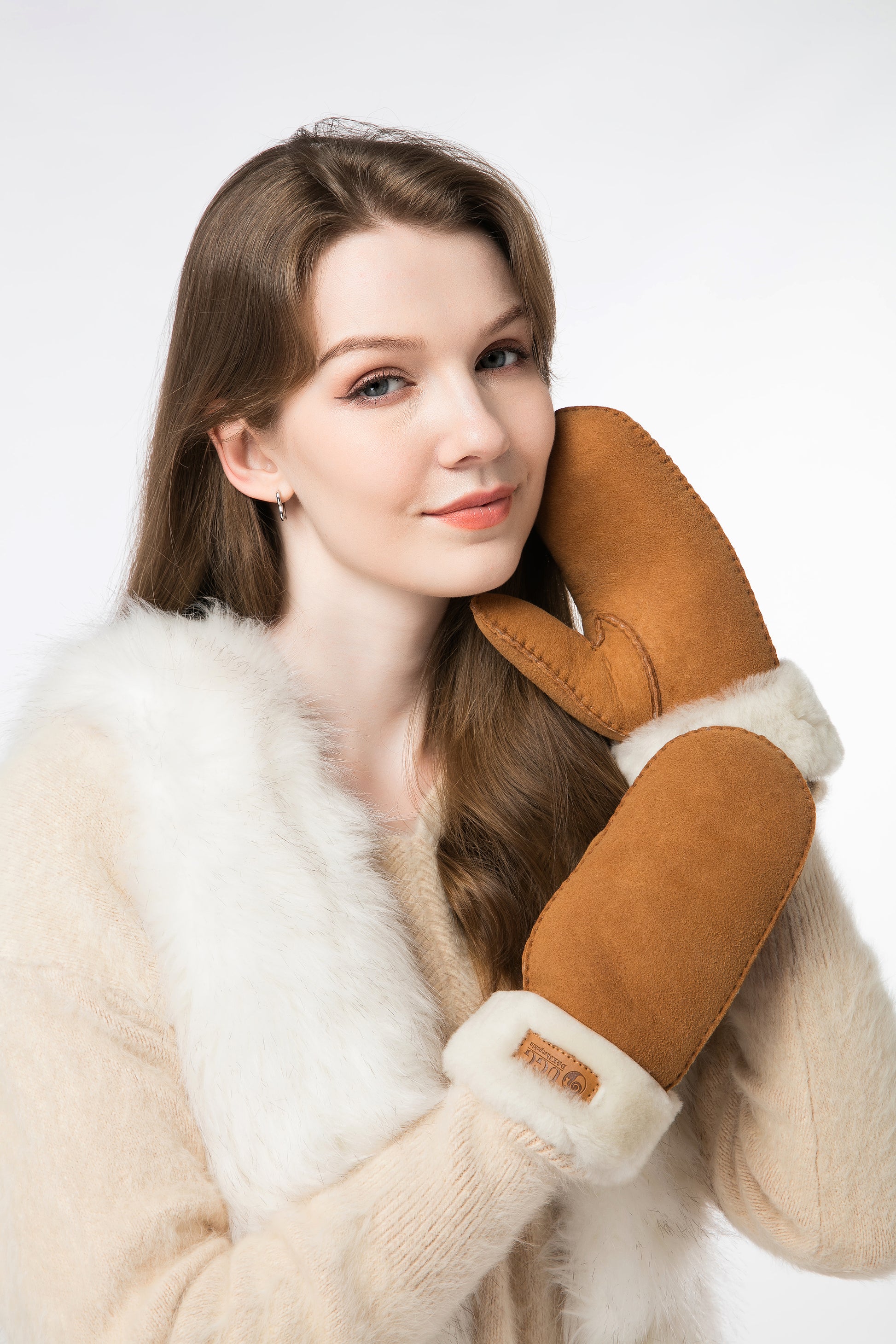 UGG Women's Sheepskin Mitten Gloves
