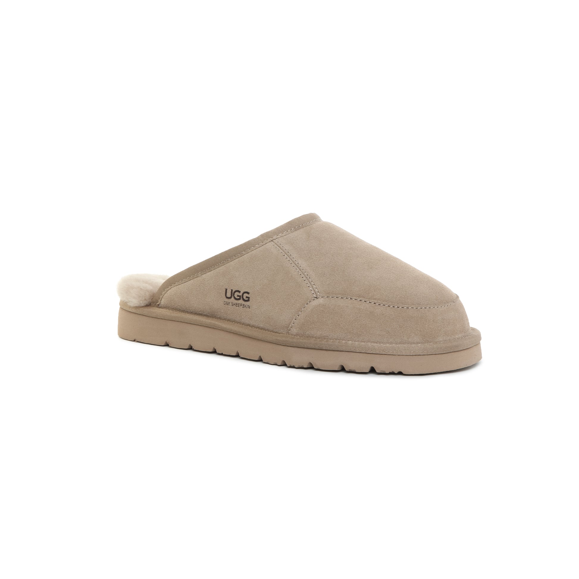 UGG Men Sheepskin Wool Slippers Water Resistant