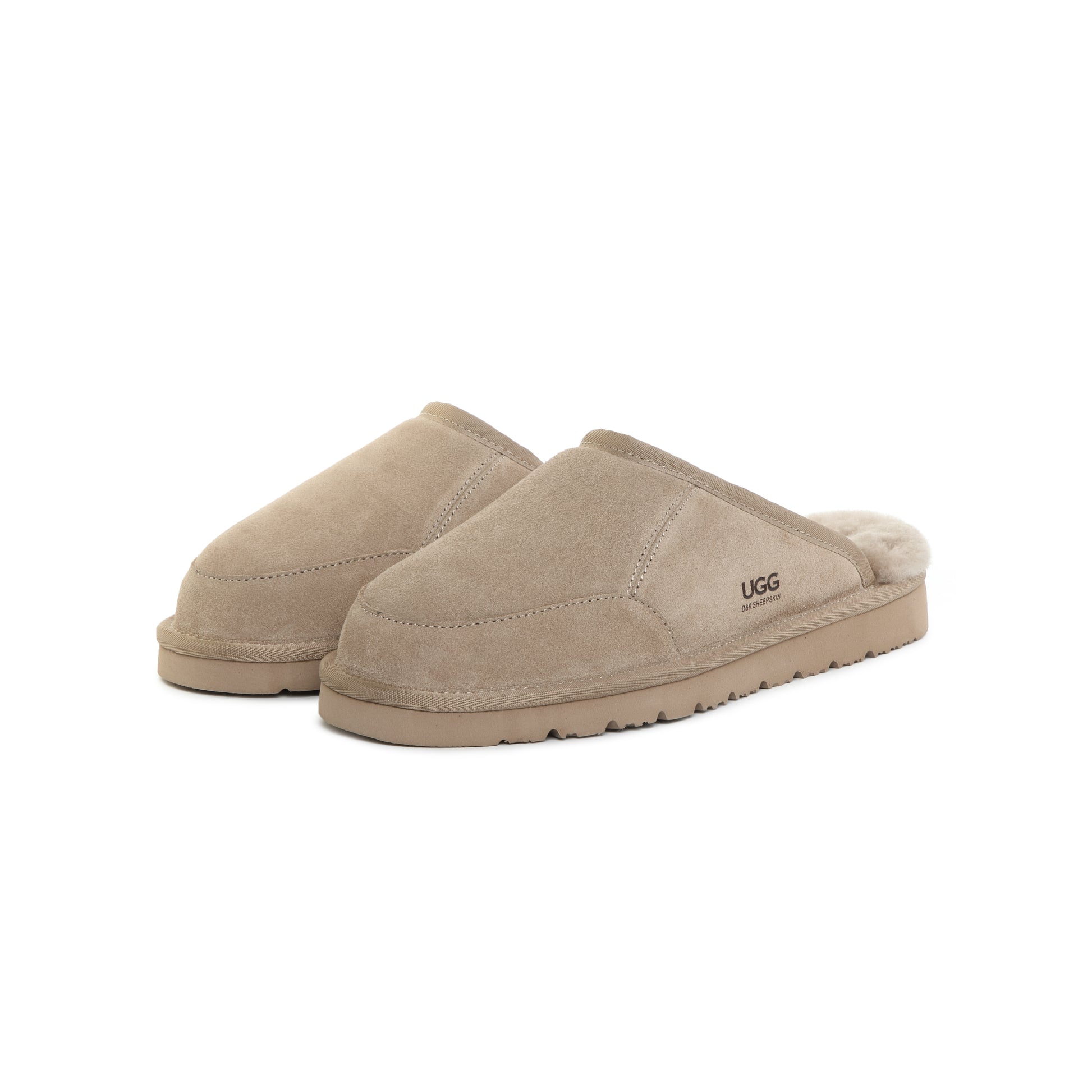 UGG Men Sheepskin Wool Slippers Water Resistant