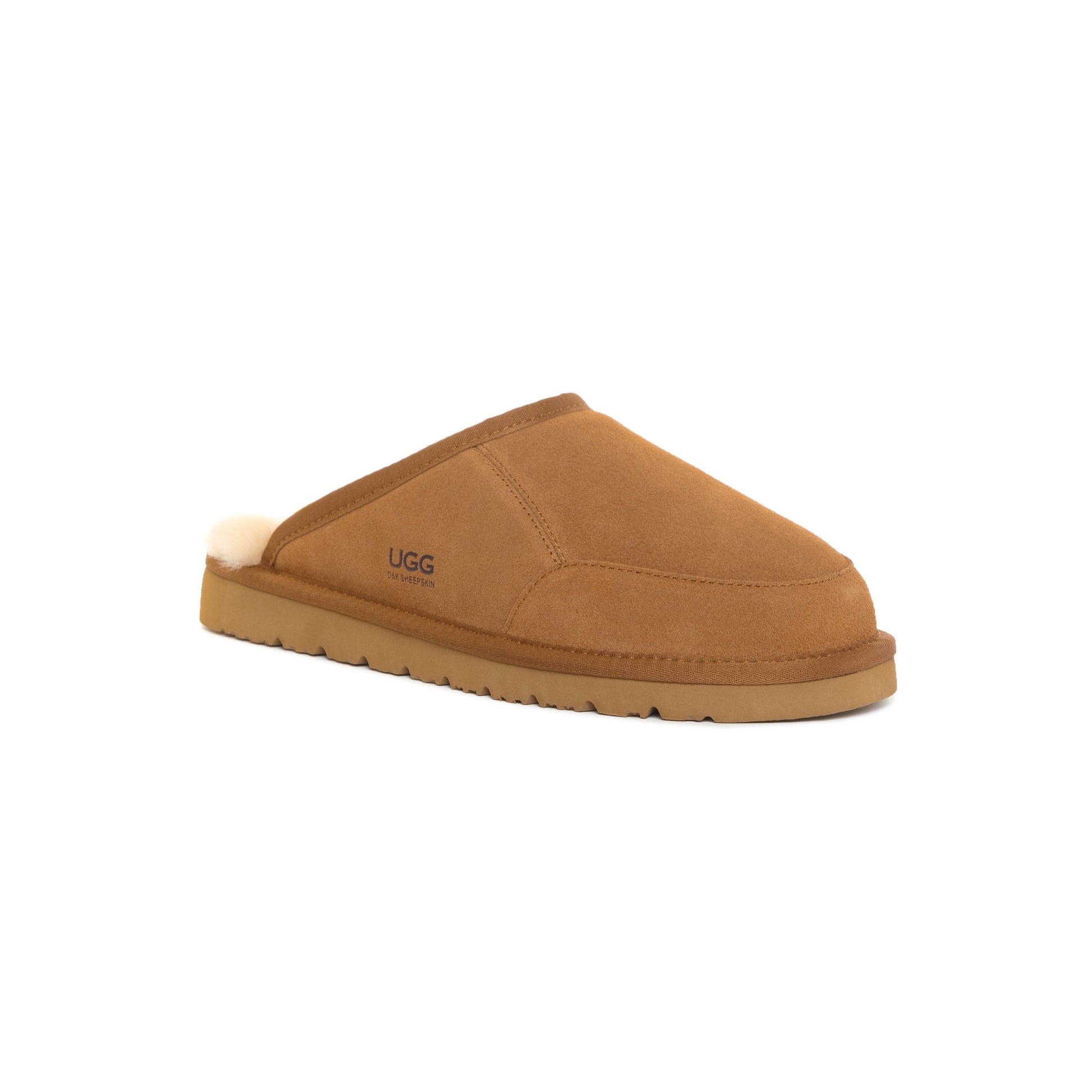 UGG Men Sheepskin Wool Slippers Water Resistant