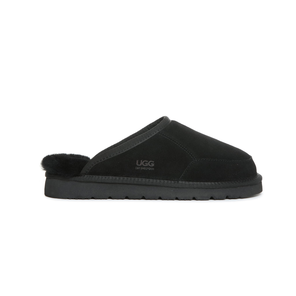 UGG Men Sheepskin Wool Slippers Water Resistant