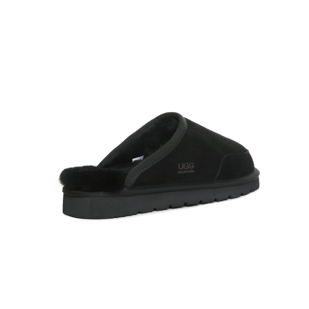 UGG Men Sheepskin Wool Slippers Water Resistant