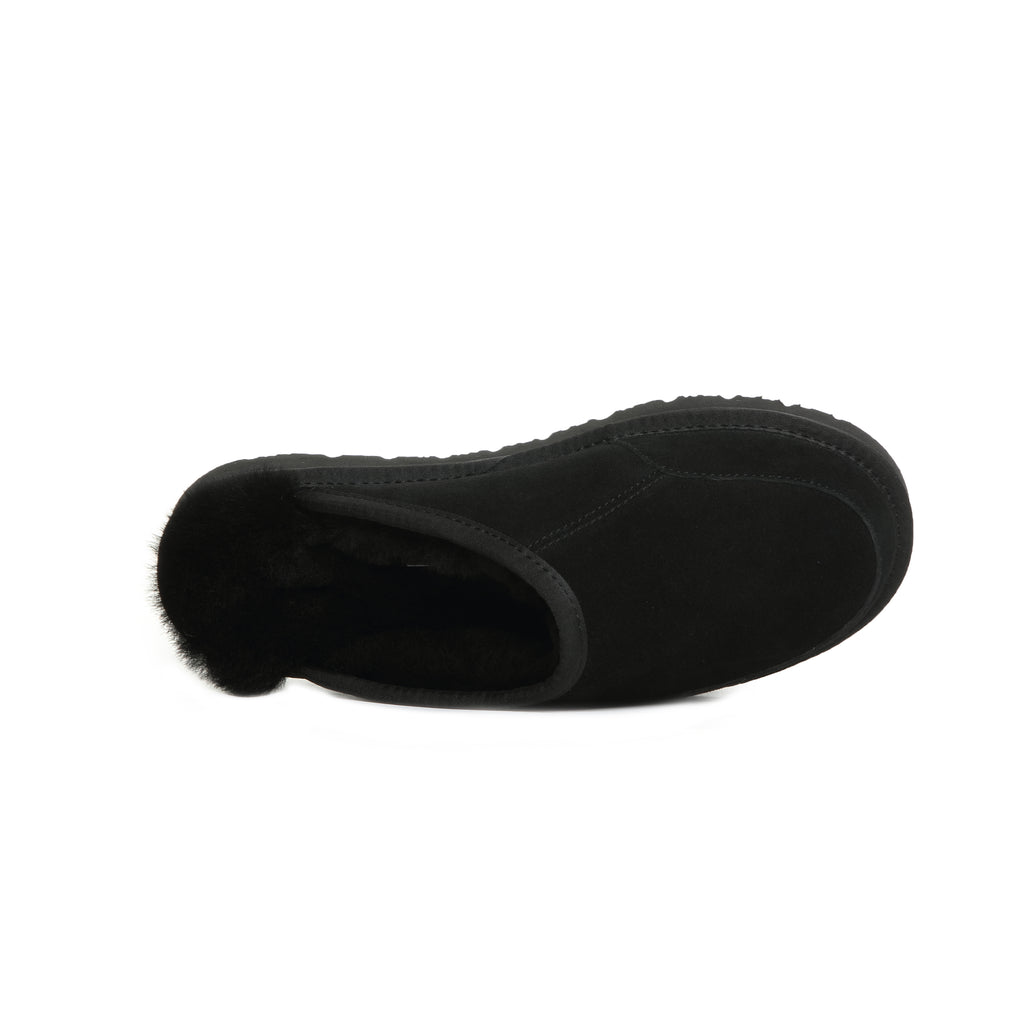 UGG Men Sheepskin Wool Slippers Water Resistant