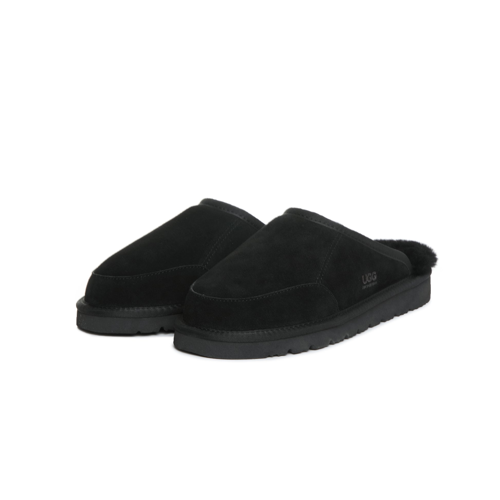 UGG Men Sheepskin Wool Slippers Water Resistant