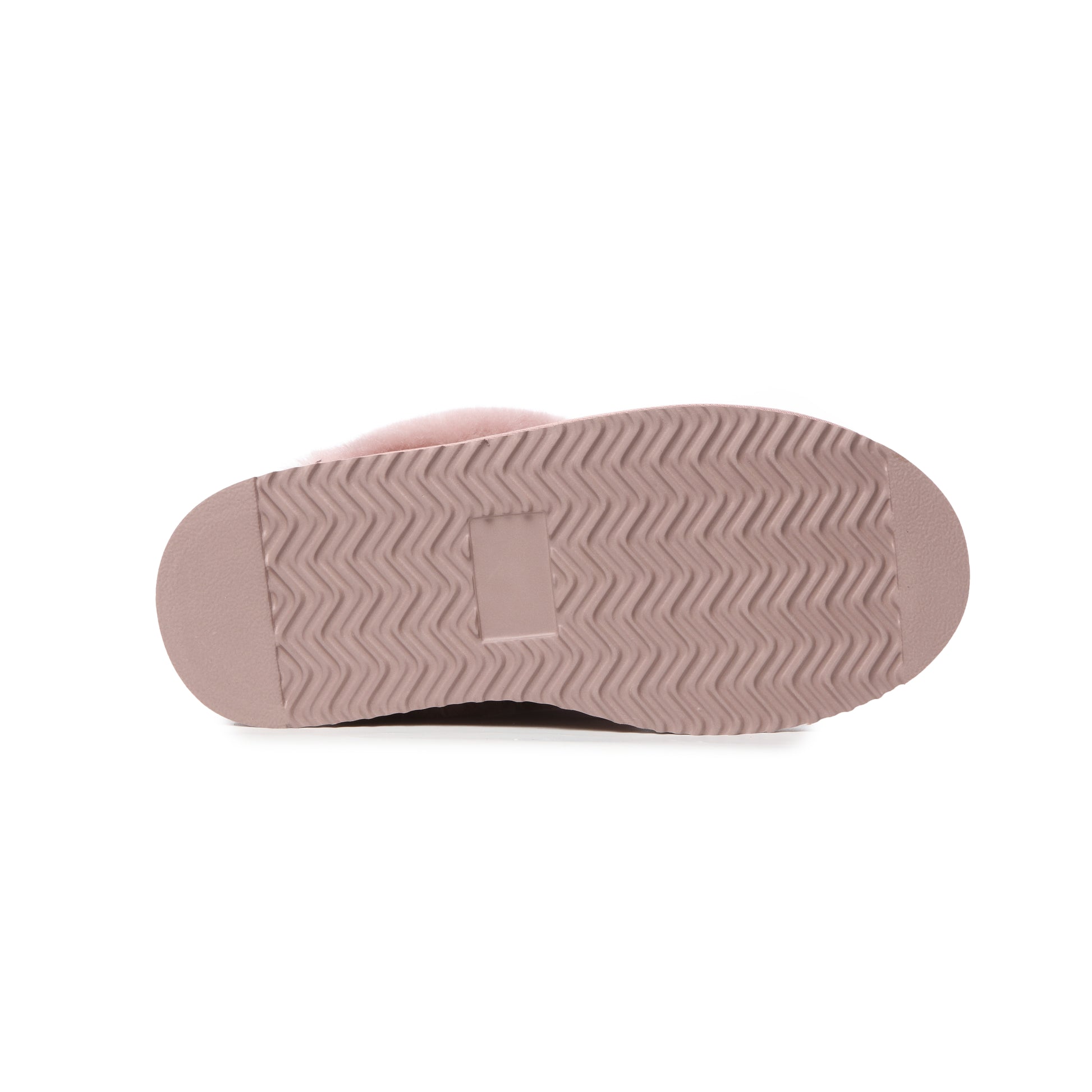 UGG Slippers Women Platform Furry Australian Genuine Sheepskin Wool Slide