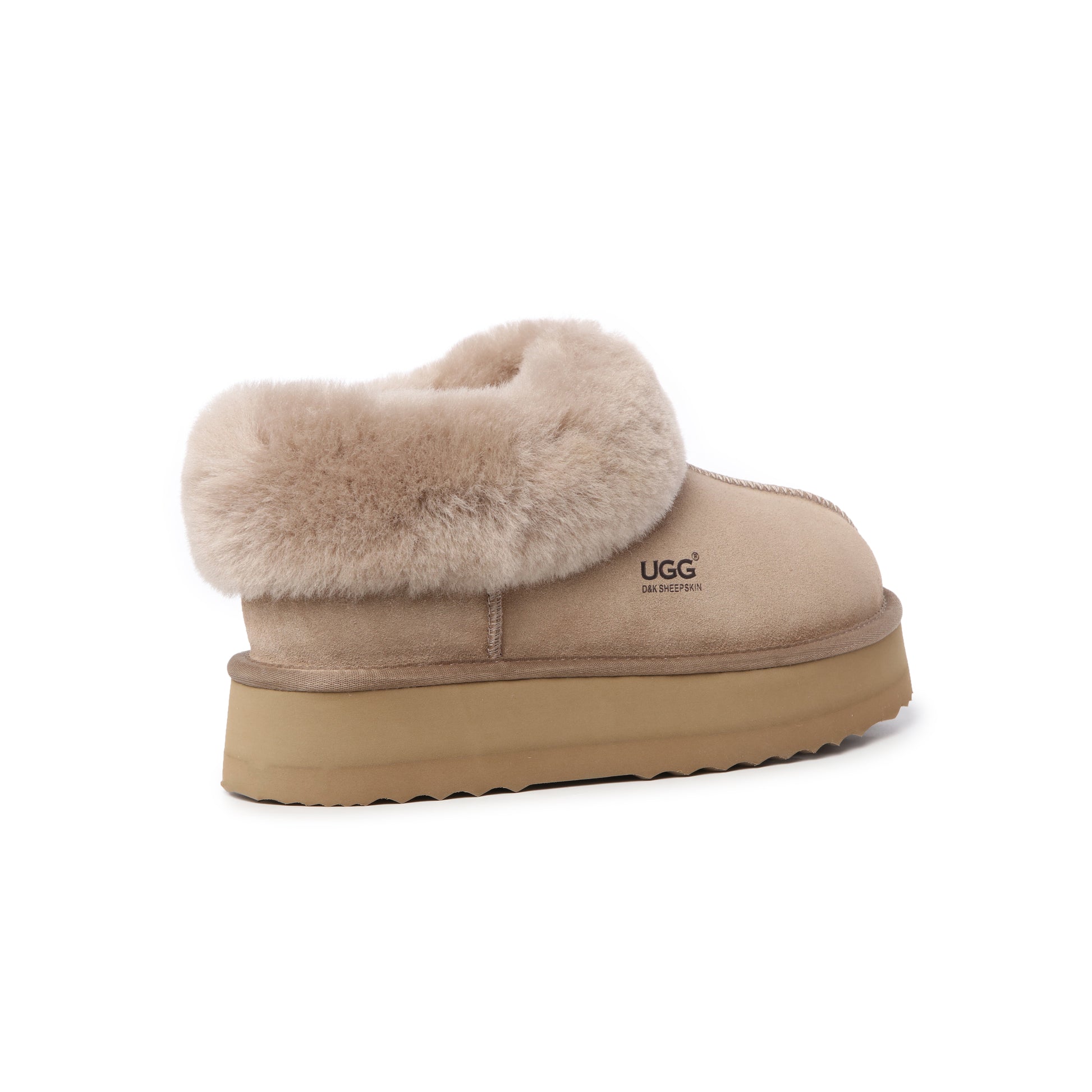 UGG Women’s Platform Fold Collar Slippers