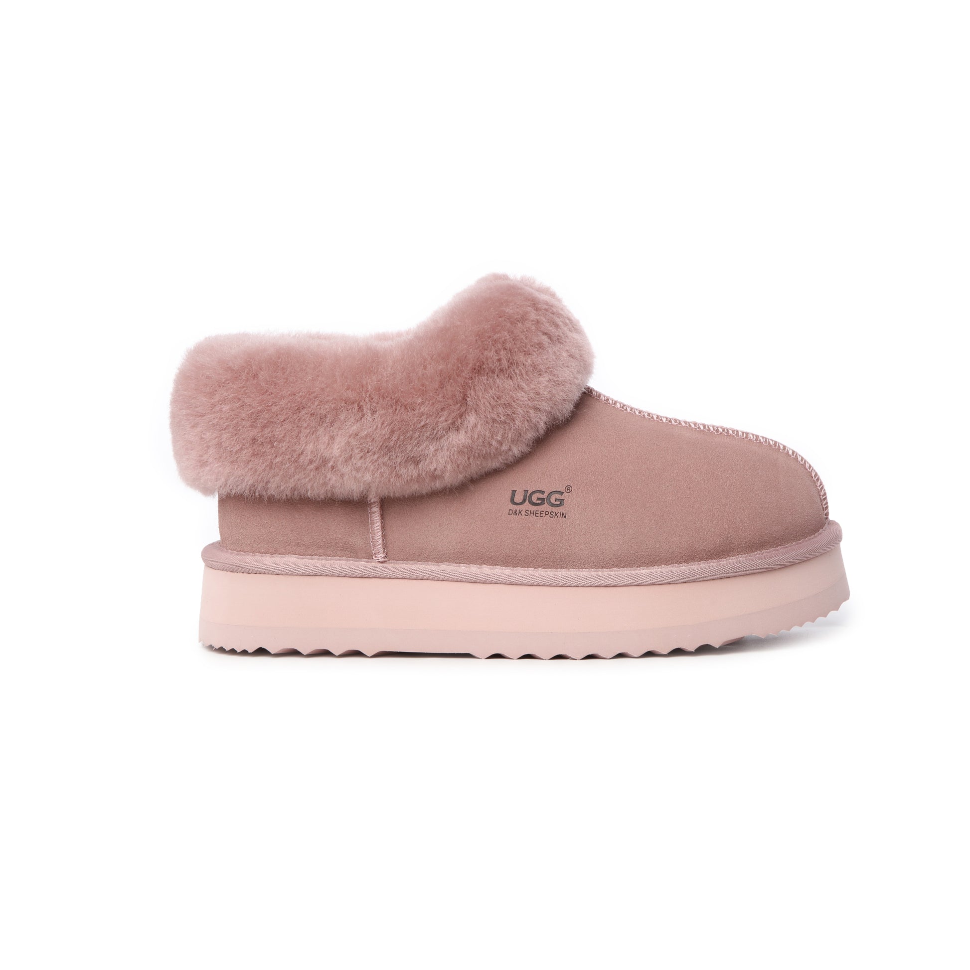 UGG Women’s Platform Fold Collar Slippers