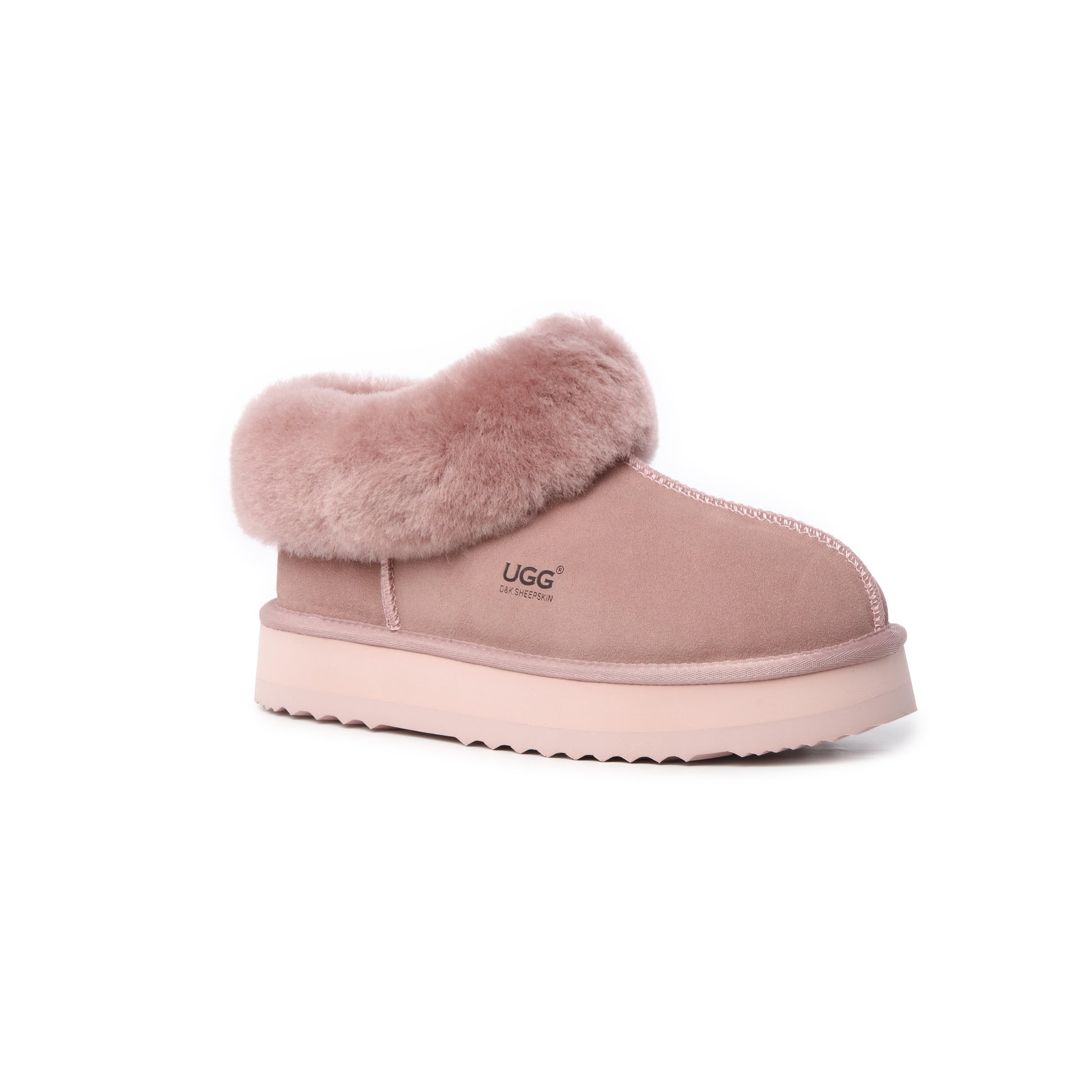 UGG Women’s Platform Fold Collar Slippers