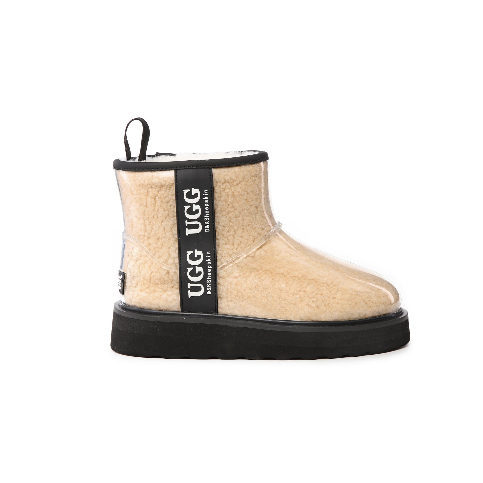 UGG Boots Women Clear Waterproof Shearling Coated Classic