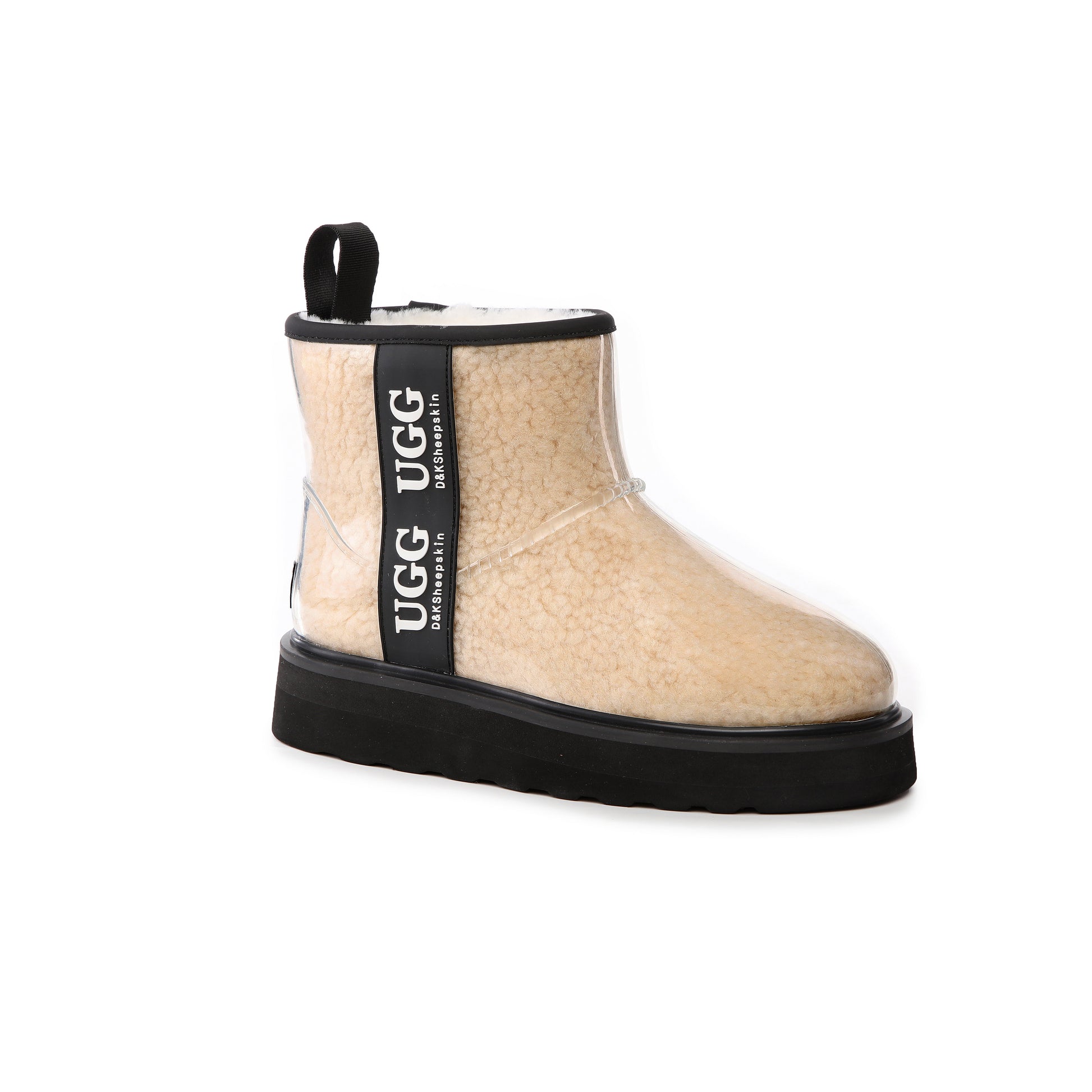 UGG Boots Women Clear Waterproof Shearling Coated Classic
