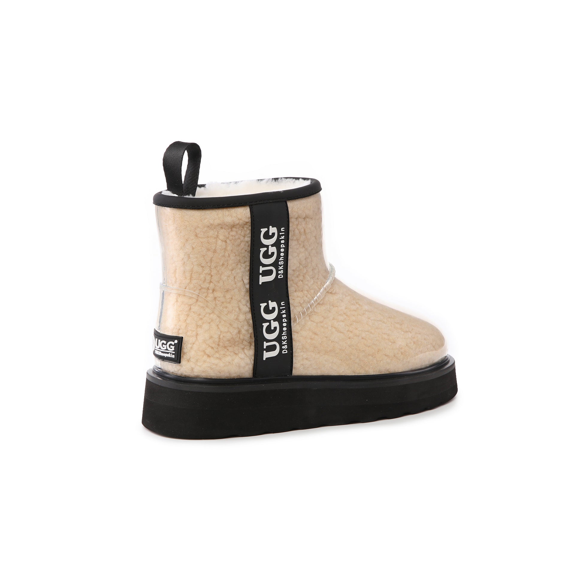 UGG Boots Women Clear Waterproof Shearling Coated Classic