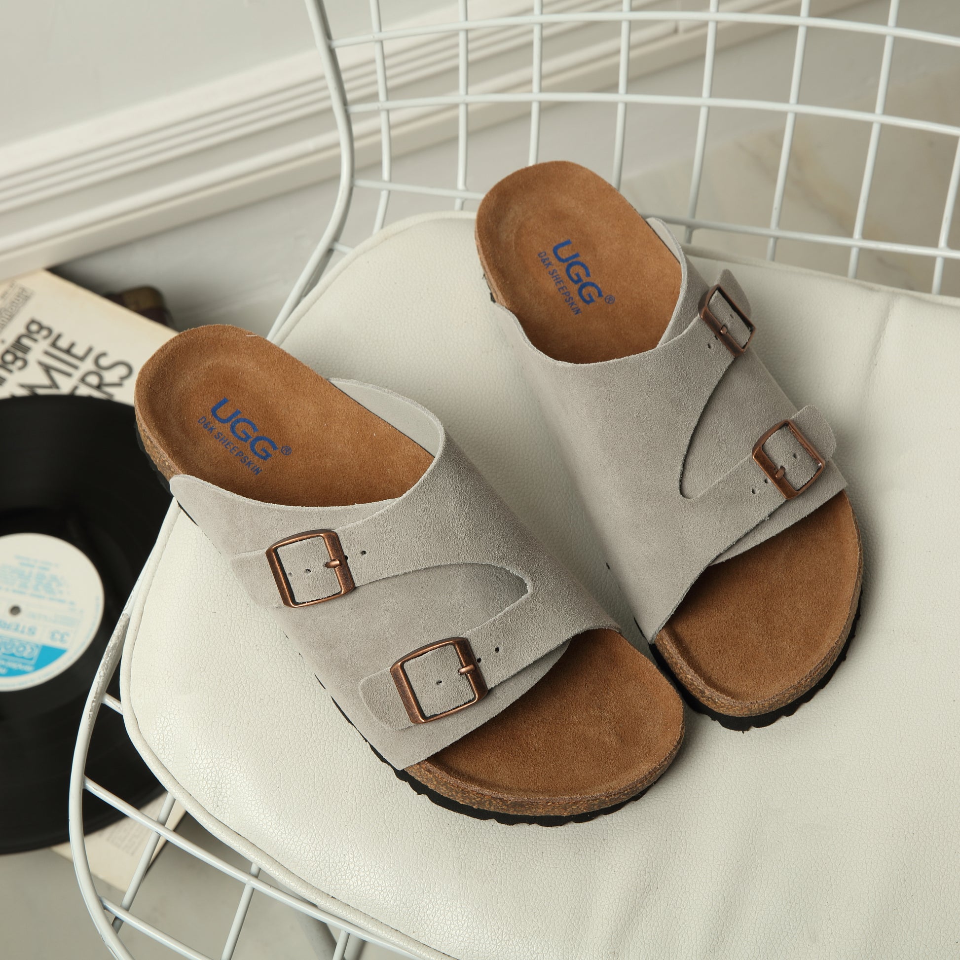 UGG Byron Buckle Leather Sandal