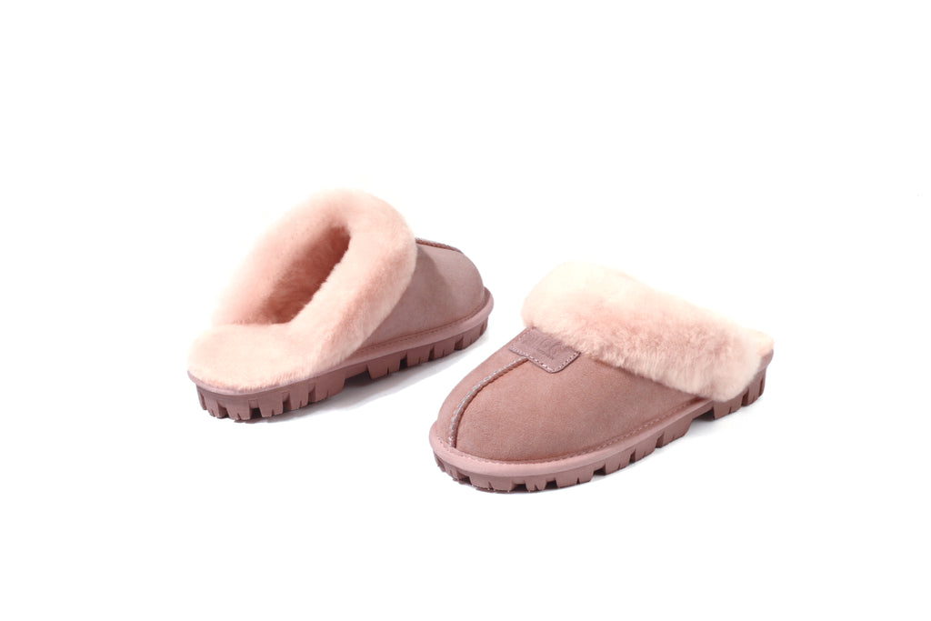 UGG Slippers Women Australian Sheepskin Genuine Scuffs Slide