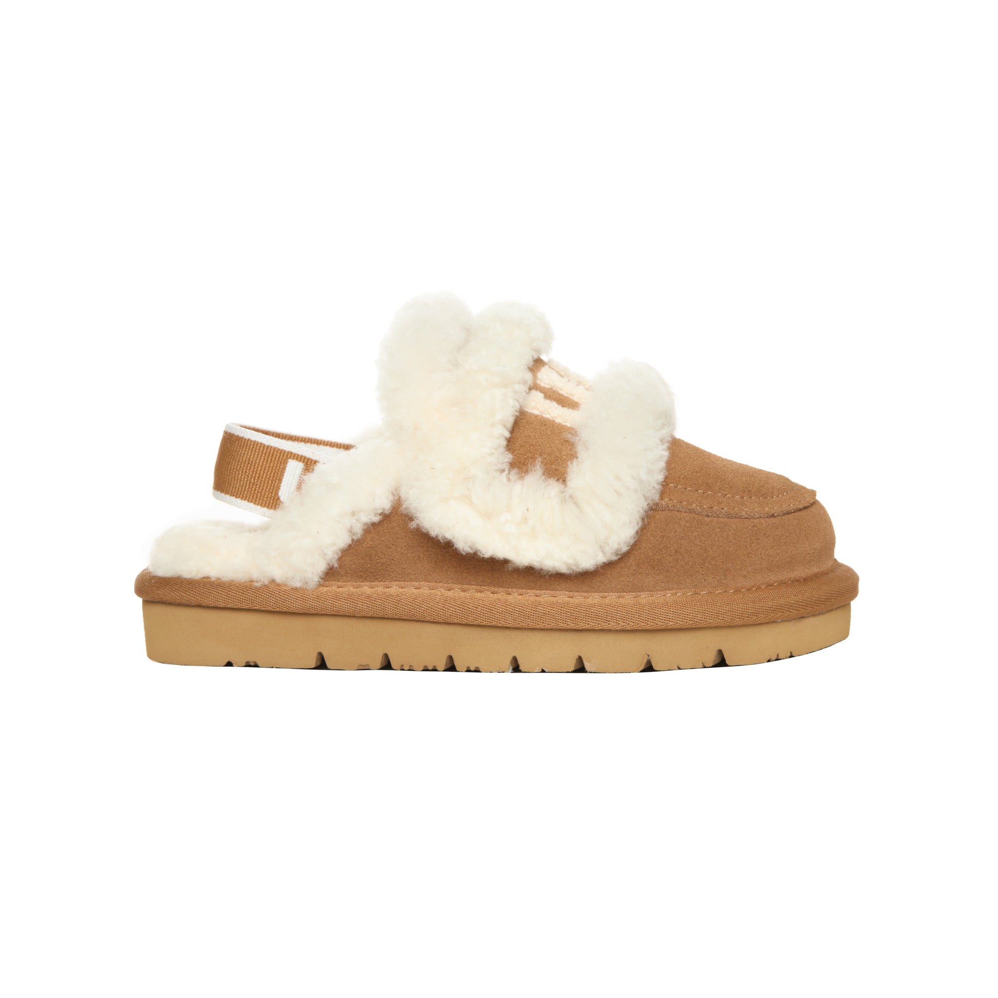 UGG Children Sheepskin Wool Shearling Lined Erin Scuff Slide