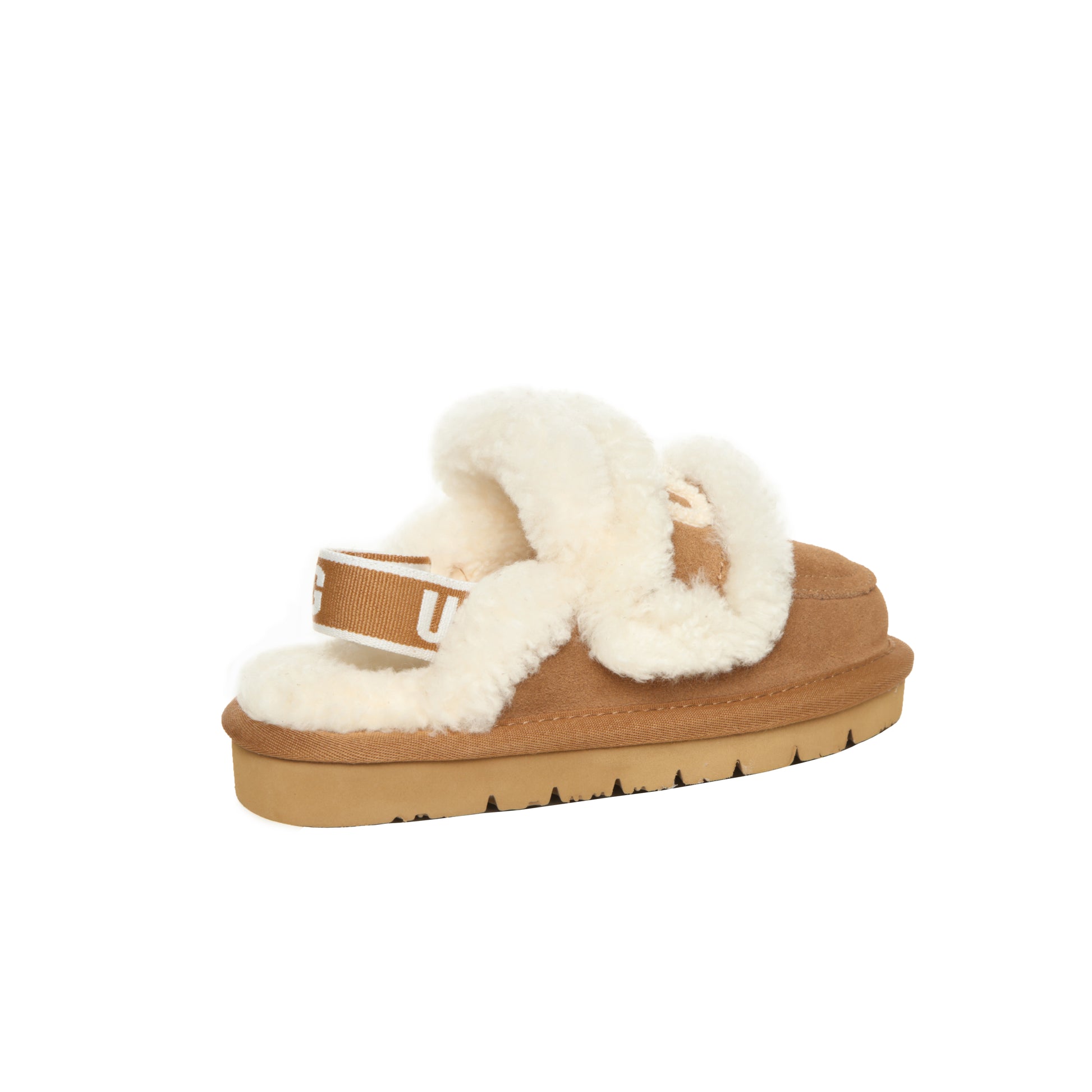 UGG Children Sheepskin Wool Shearling Lined Erin Scuff Slide