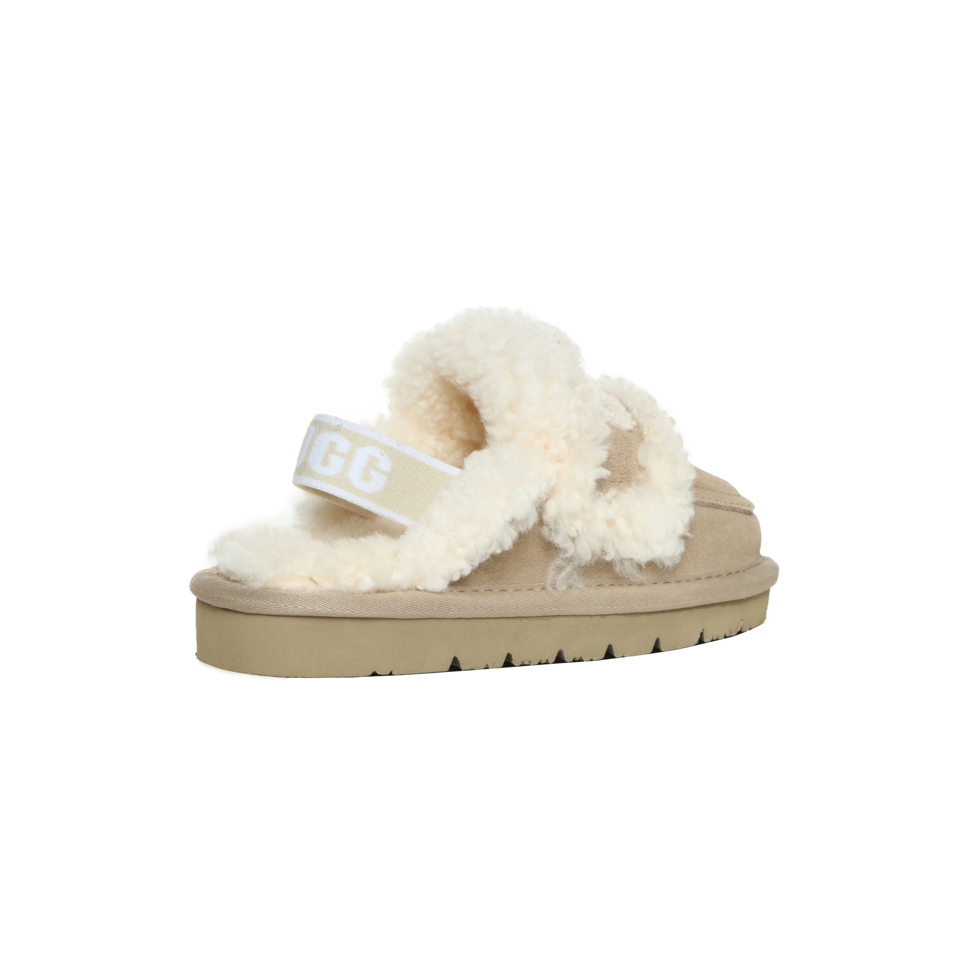 UGG Children Sheepskin Wool Shearling Lined Erin Scuff Slide