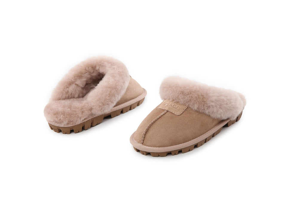 UGG Slippers Women Australian Sheepskin Genuine Scuffs Slide