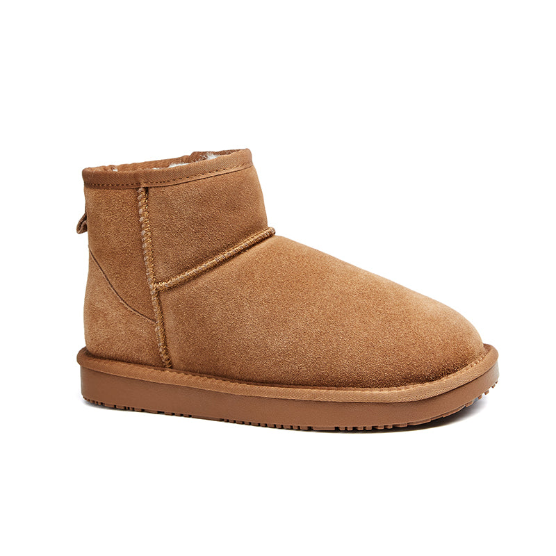 UGG Australian Sheepskin Soft Wool Mini Classic Suede Boots - Aussies UGG