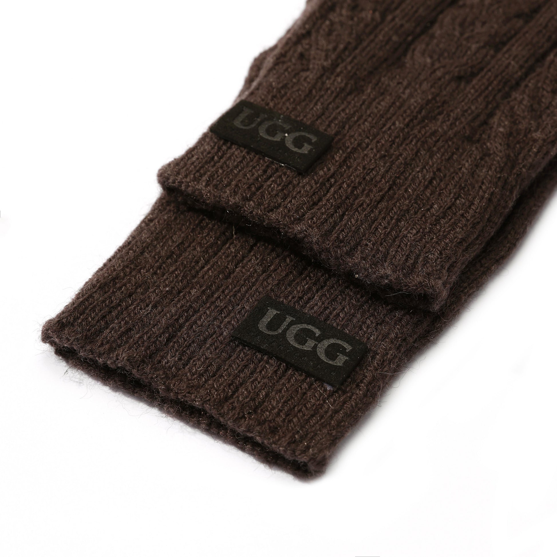 UGG Cable Knit Pure Cashmere Touch Screen Gloves